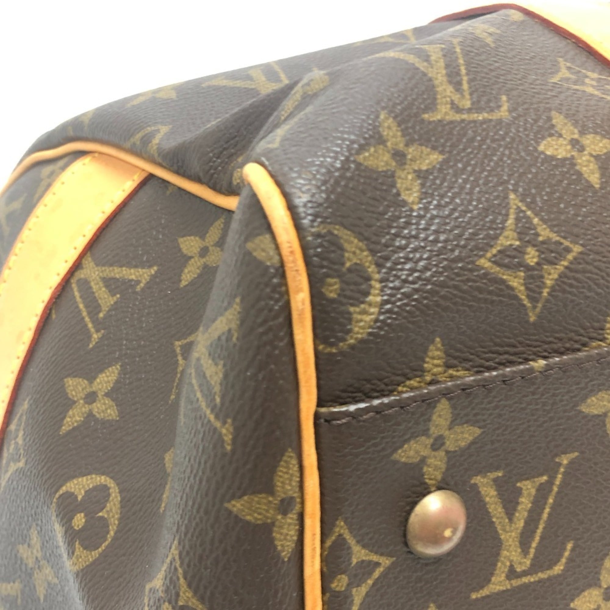 Louis Vuitton Brown Monogram Canvas Boston Bag (Pre-Owned)