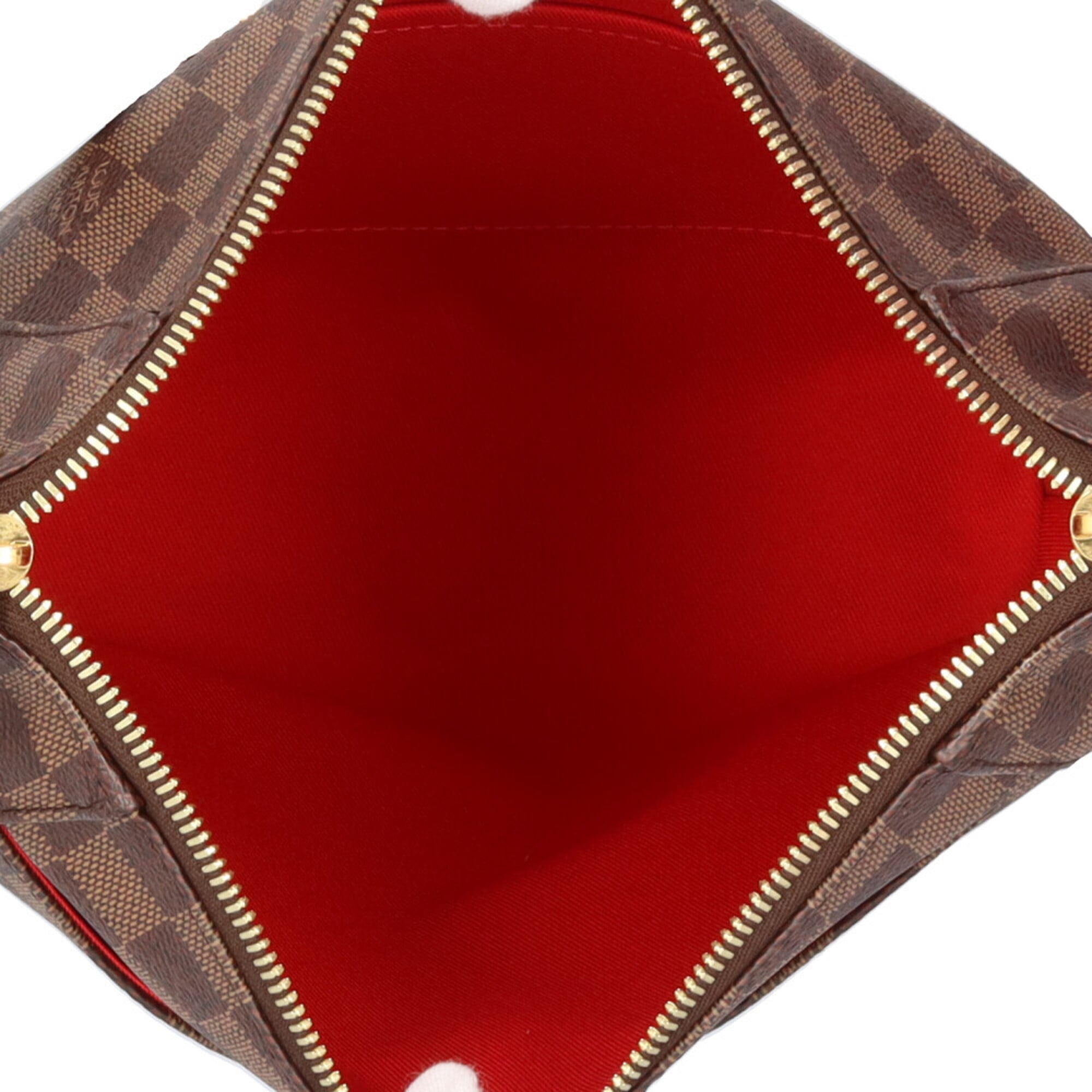 Louis Vuitton Damier Brown Red Color Damier Canvas Shoulder Bag (Pre-Owned)