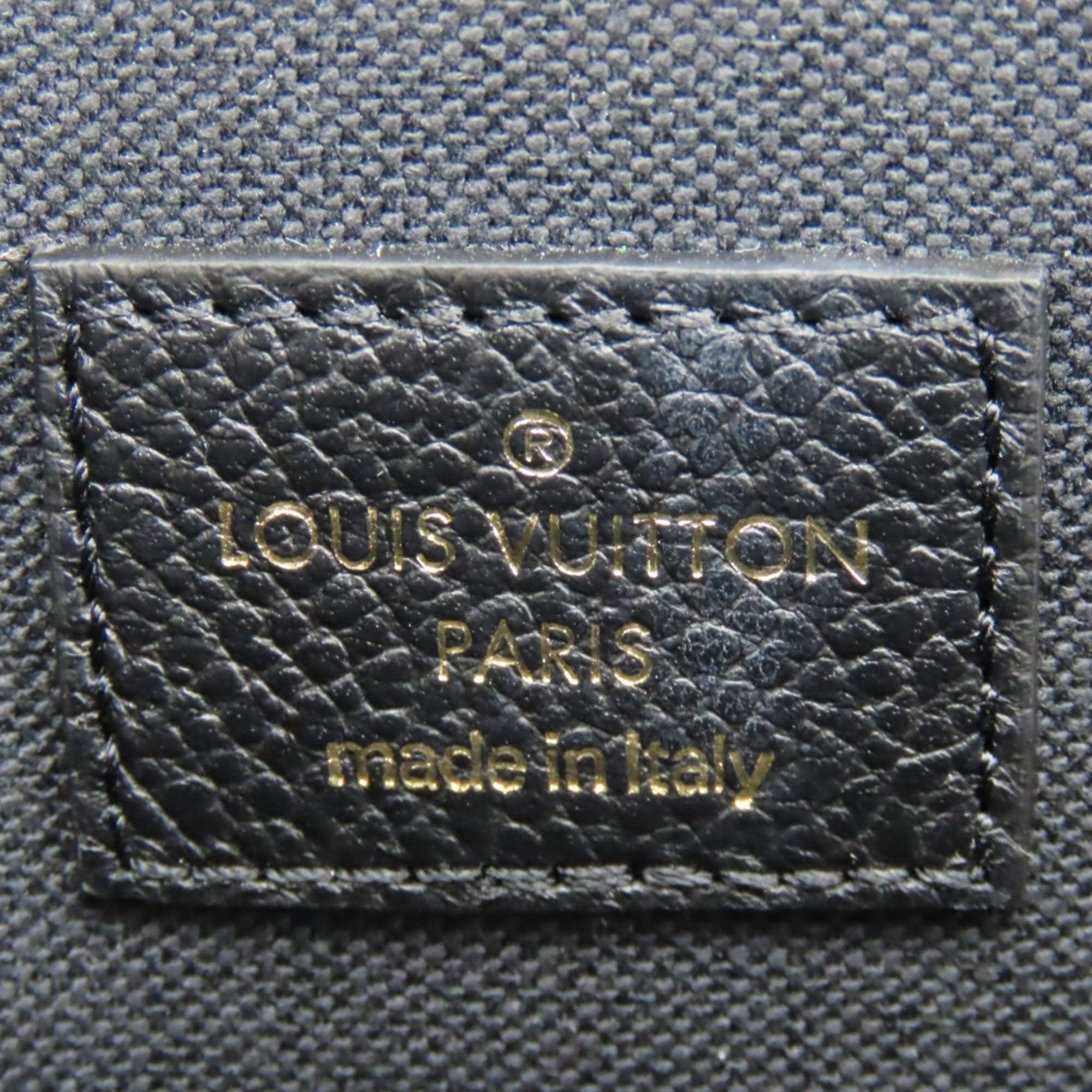Louis Vuitton Noir Monogram Empreinte Pouch Shoulder Bag (Pre-Owned)