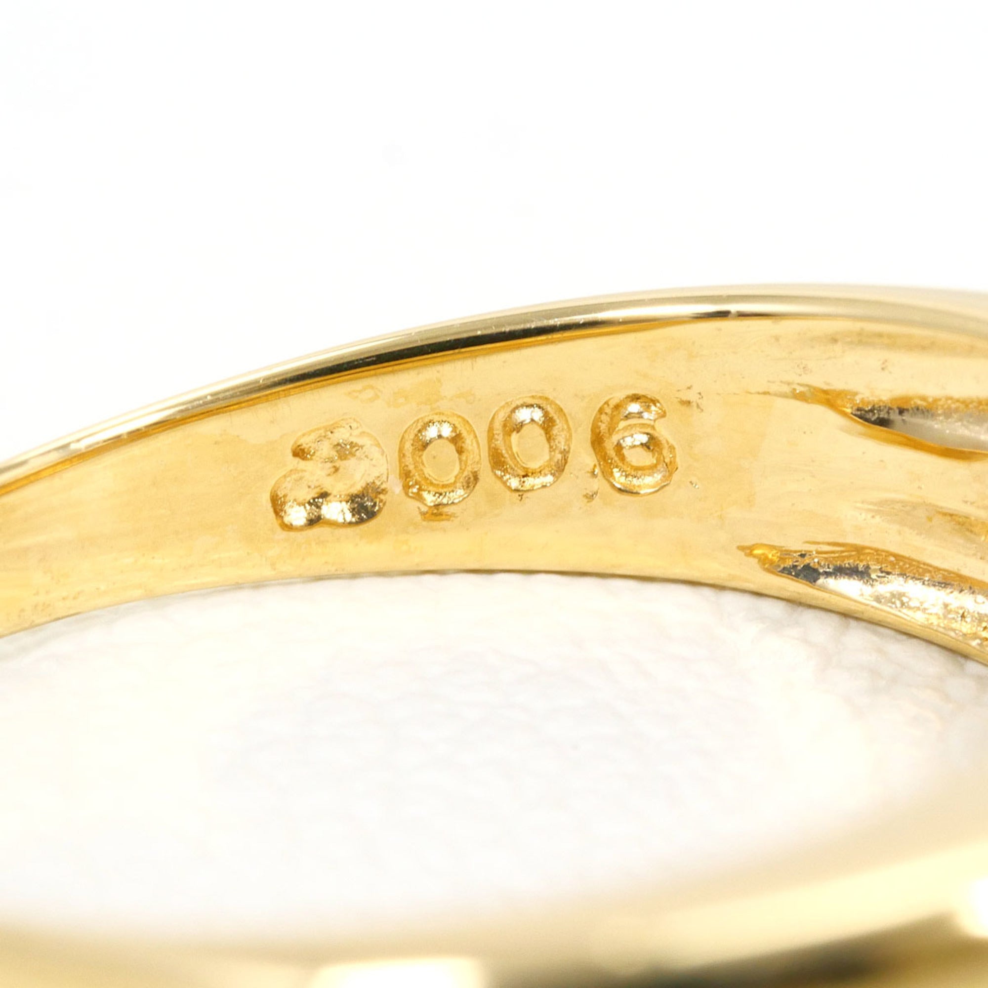 Unbranded White Gold Yellow Gold Yellow Gold (18K) White Gold (18K) Band Ring (Pre-Owned)