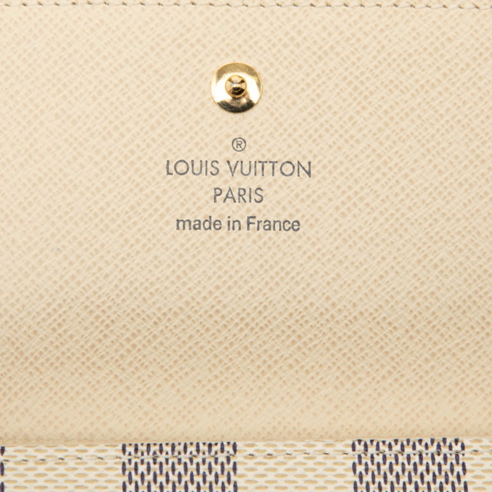 Louis Vuitton White Pvc Leather Wallet (Bi-Fold) (Pre-Owned)