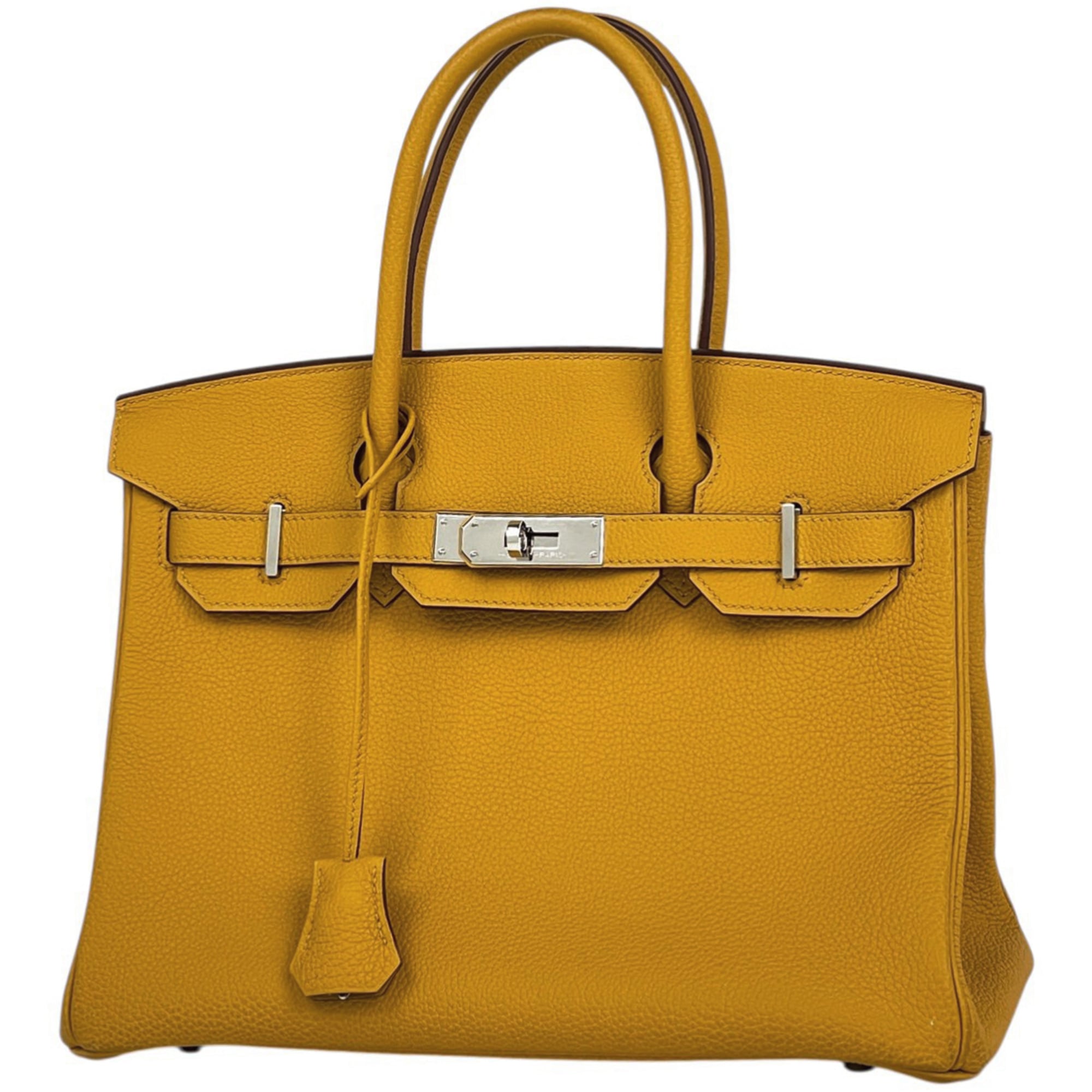 Hermes Birkin Yellow Togo Leather Handbag (Pre-Owned)
