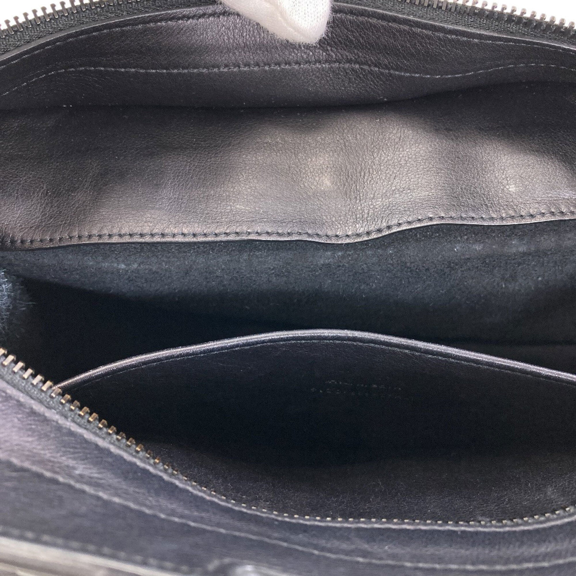 Saint Laurent Black Leather Handbag (Pre-Owned)