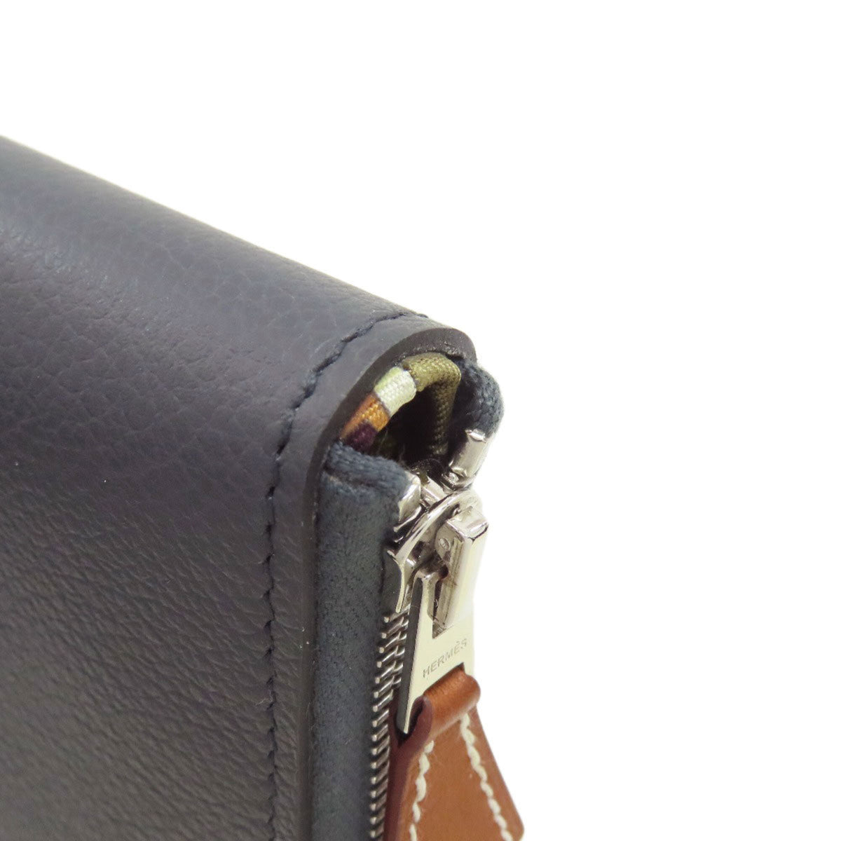 Hermes Gray Epsom Leather Long Wallet (Bi-Fold) (Pre-Owned)