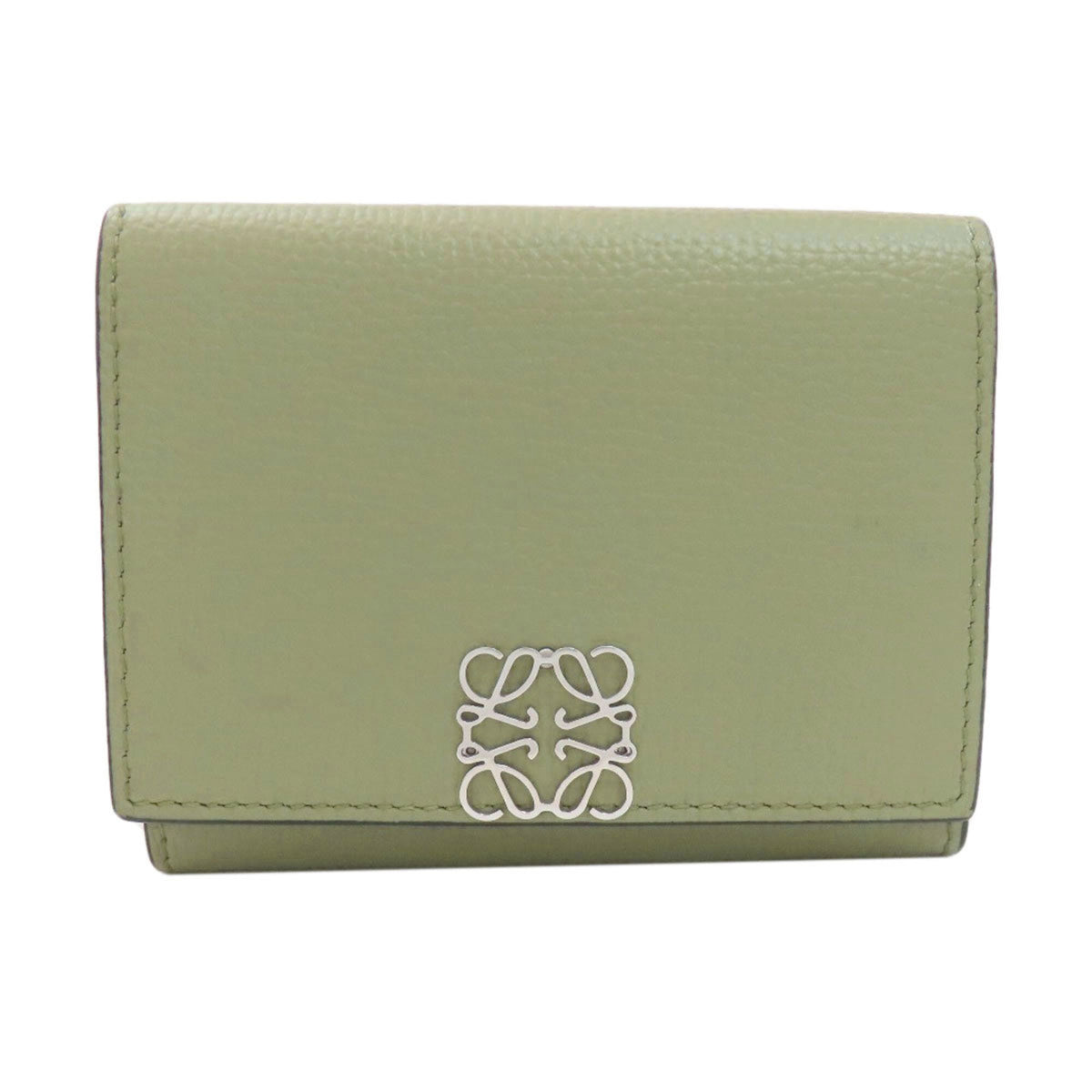 Loewe Green Leather Wallet (Bi-Fold) (Pre-Owned)