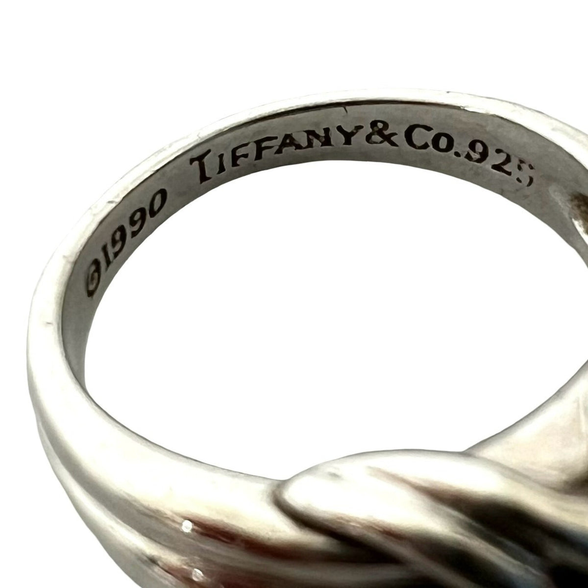 Tiffany Silver Silver 925 Band Ring (Pre-Owned)