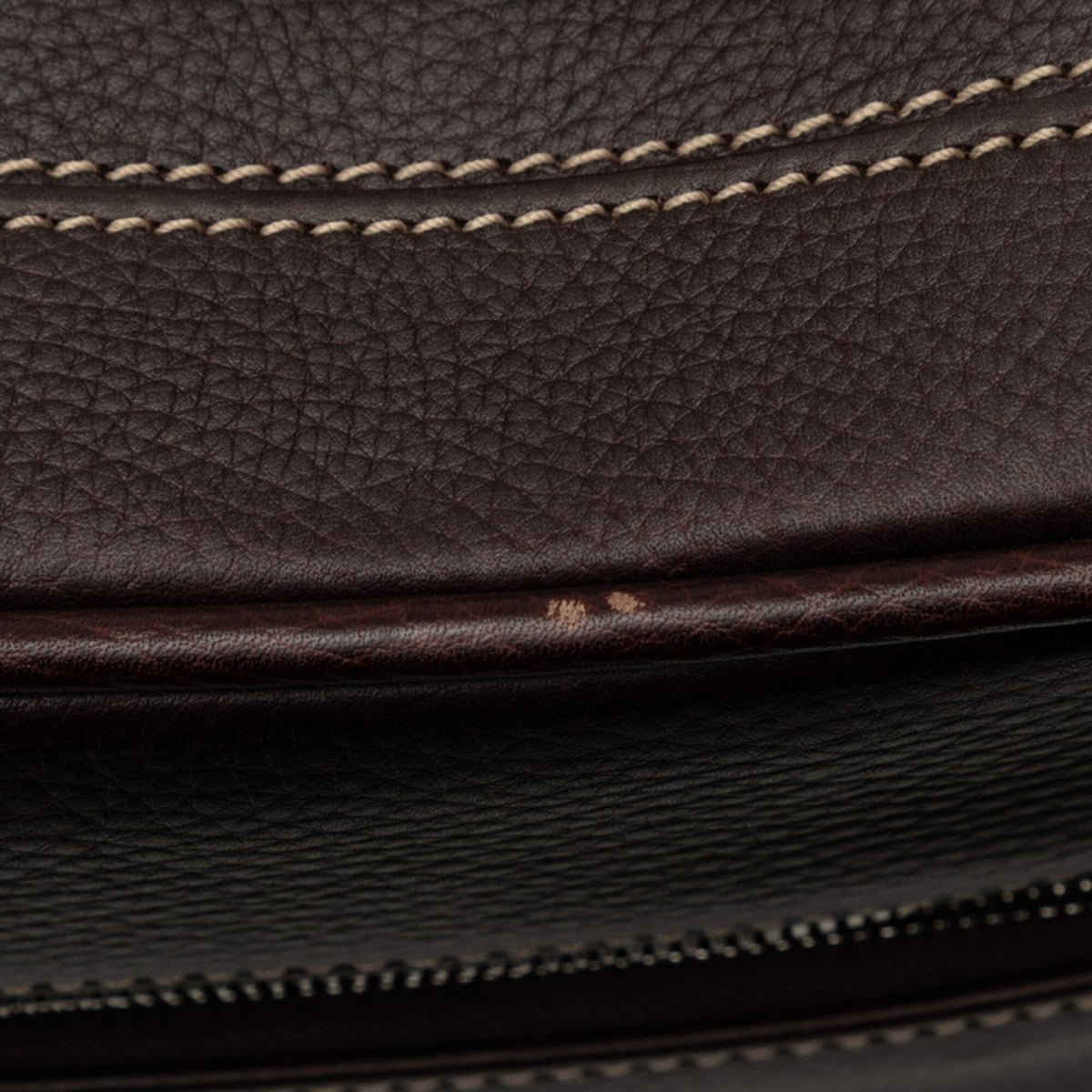 Salvatore Ferragamo Brown Leather Boston Bag (Pre-Owned)