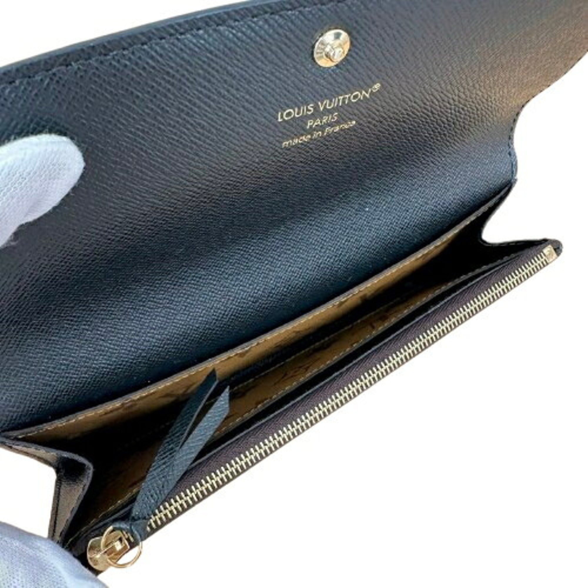 Louis Vuitton Brown Monogram Reverse Monogram Reverse Long Wallet (Bi-Fold) (Pre-Owned)