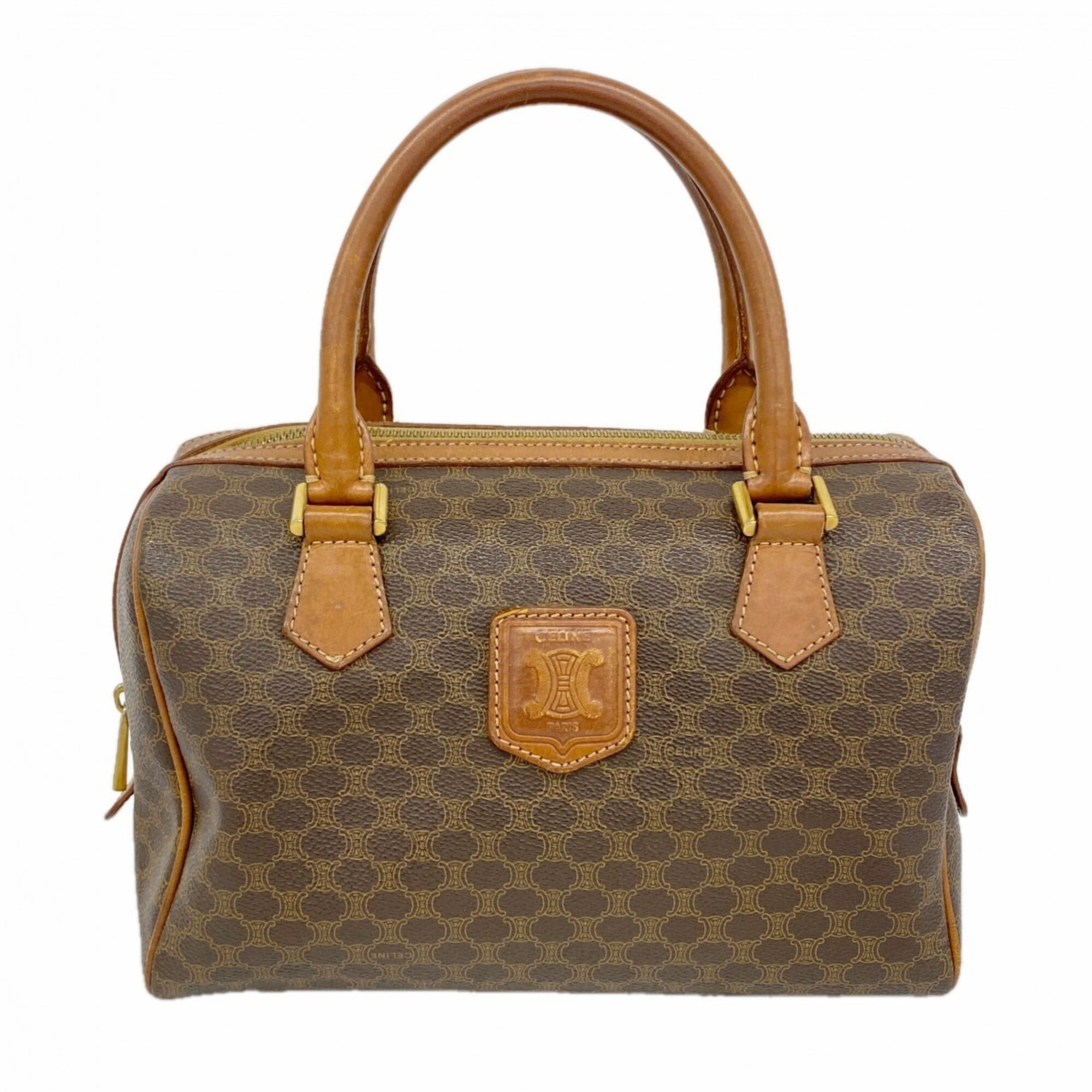 Celine Brown Pvc Handbag (Pre-Owned)