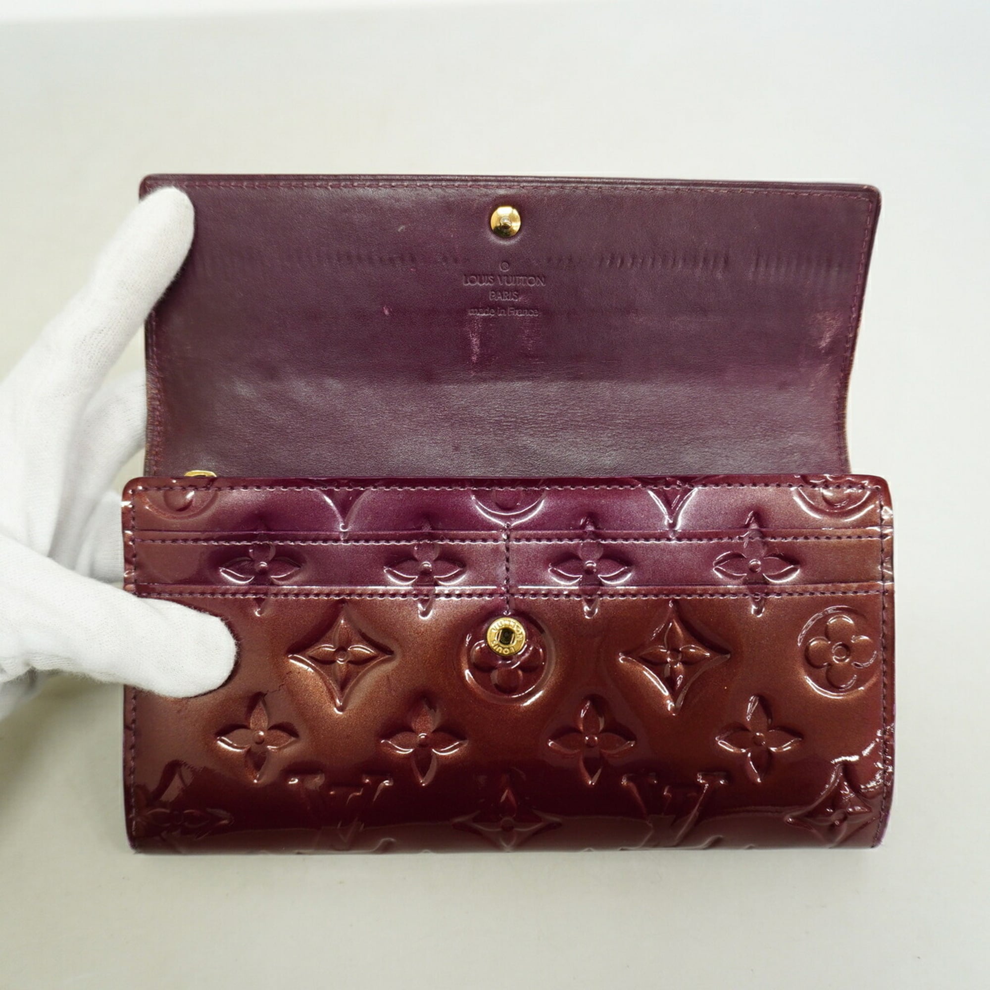 Louis Vuitton Violet Long Wallet (Bi-Fold) (Pre-Owned)