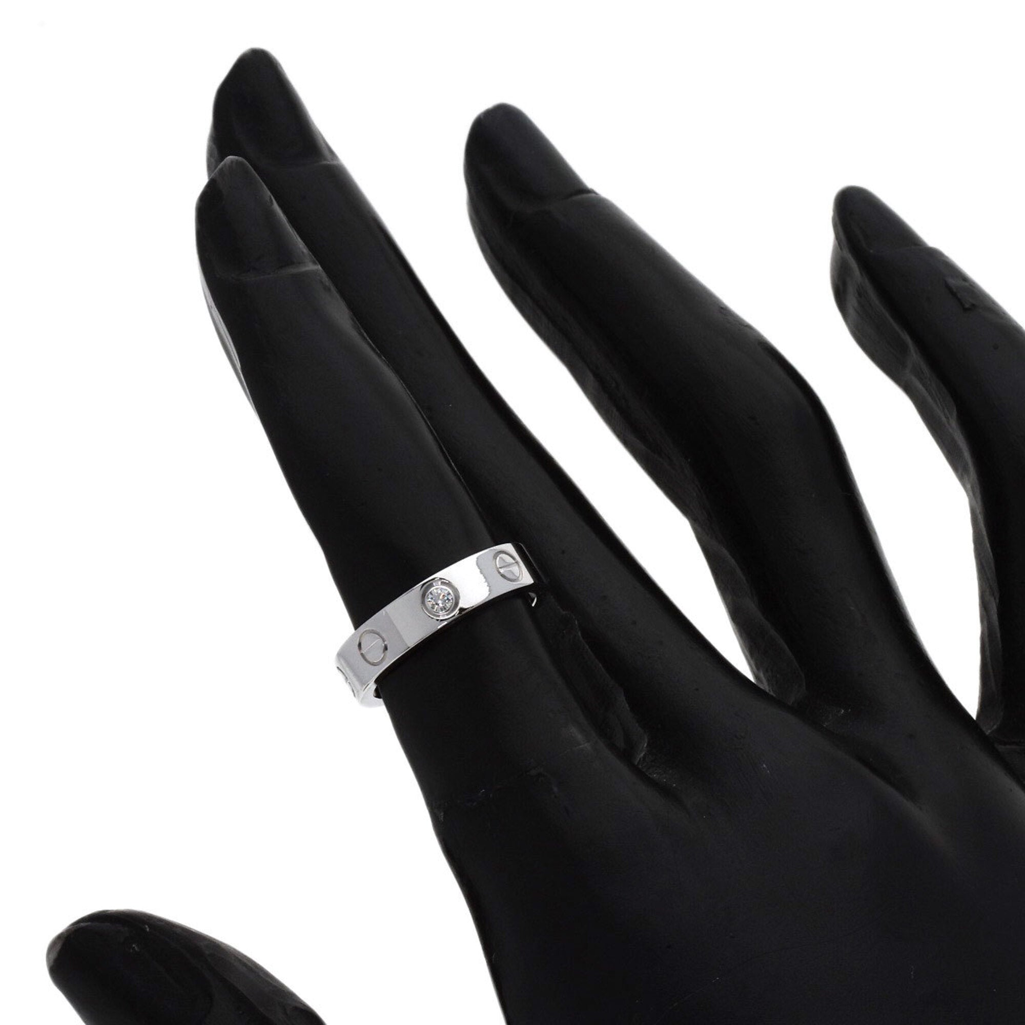 Cartier White Gold White Gold (18K) Band Ring (Pre-Owned)