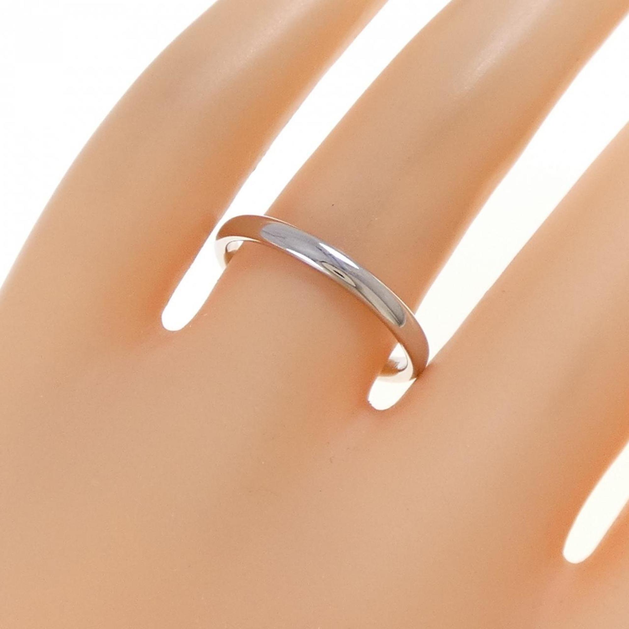 Tiffany Platinum Platinum 950 Band Ring (Pre-Owned)