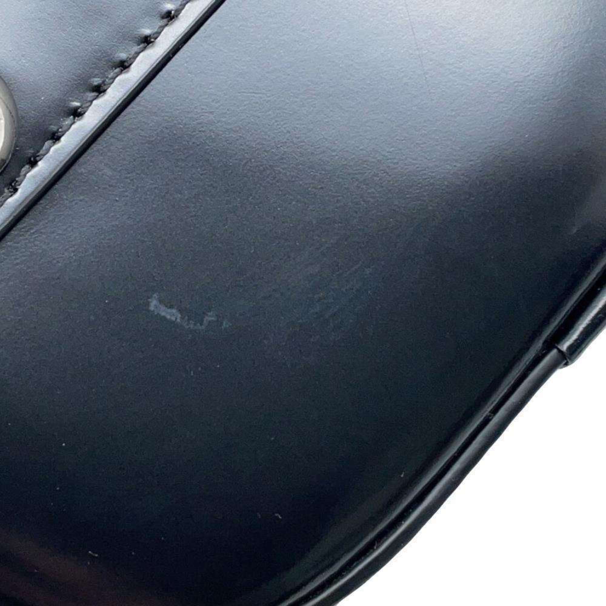 Louis Vuitton Black Noir Patent Leather Handbag (Pre-Owned)