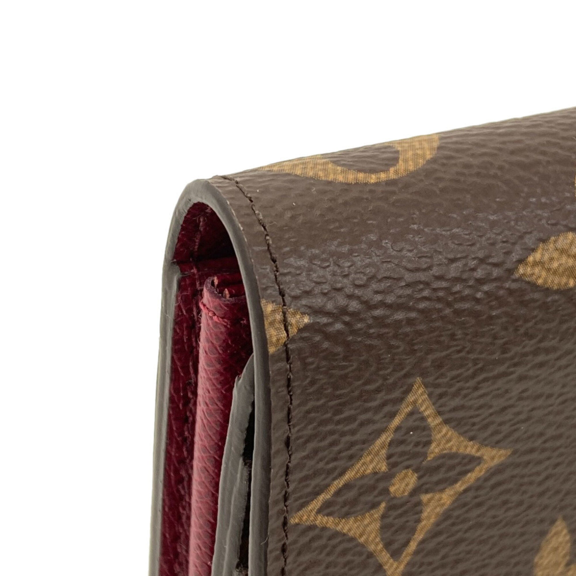 Louis Vuitton Fuchsia Monogram Monogram Long Wallet (Bi-Fold) (Pre-Owned)