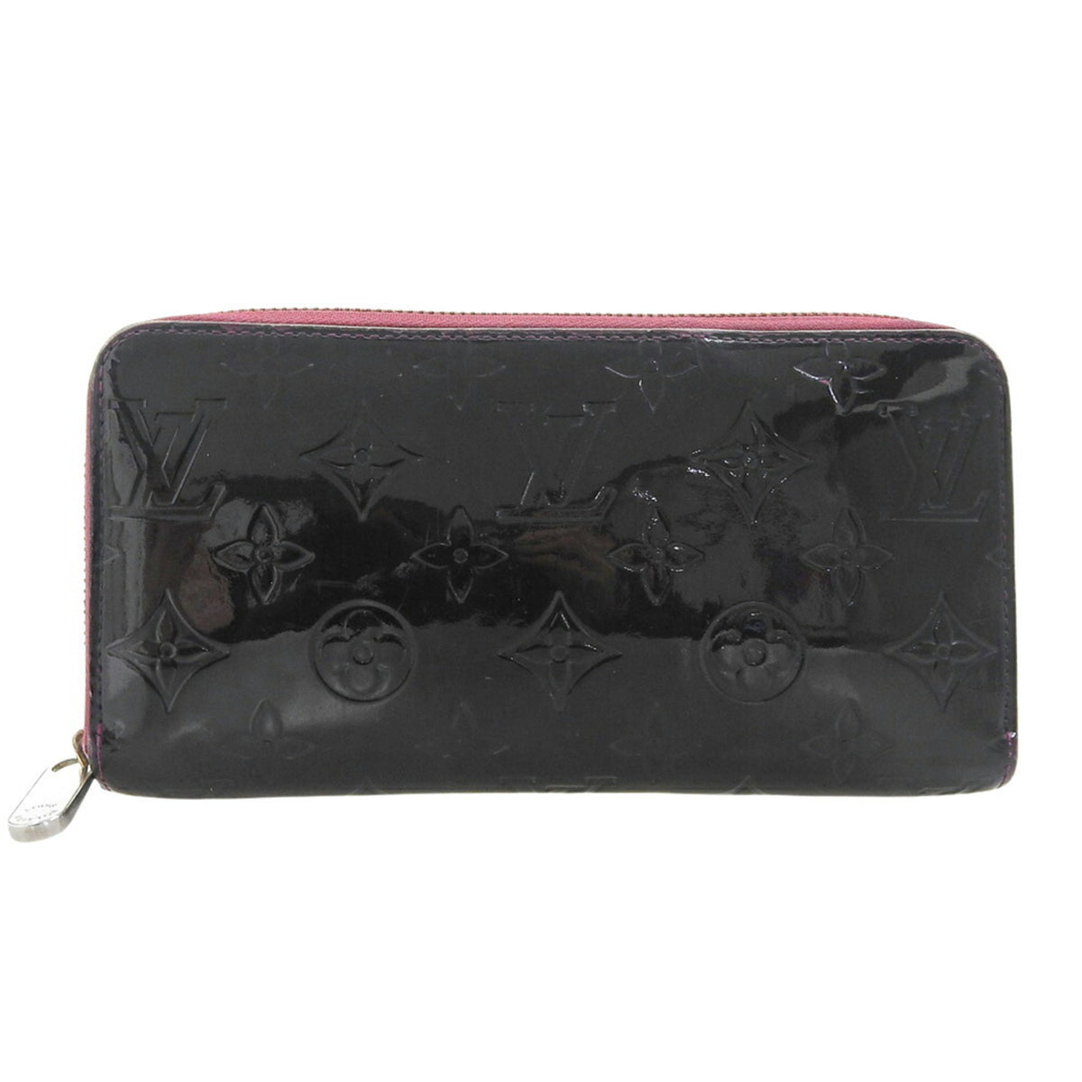 Louis Vuitton Black Pink Leather Long Wallet (Bi-Fold) (Pre-Owned)