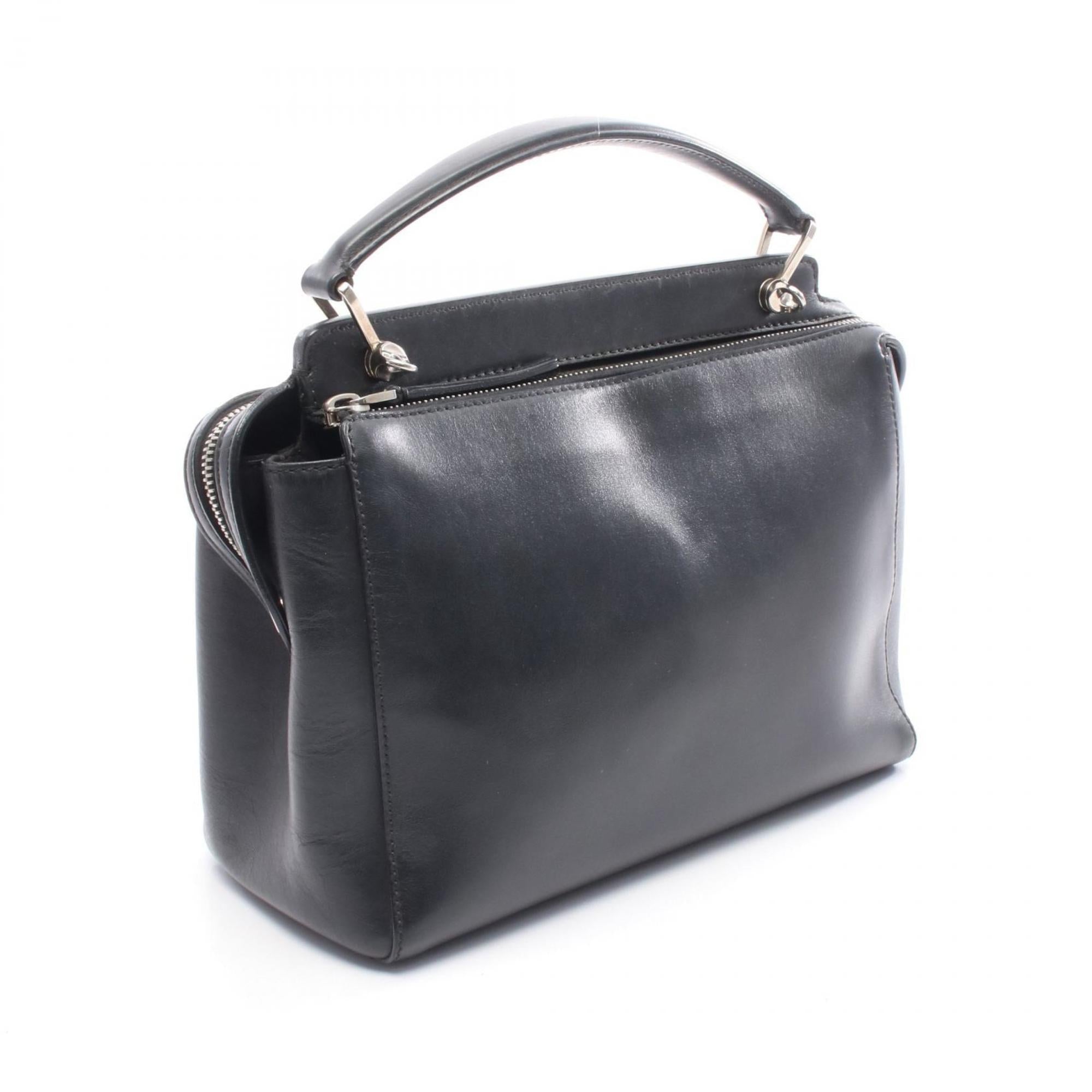 Fendi Black Leather Handbag (Pre-Owned)