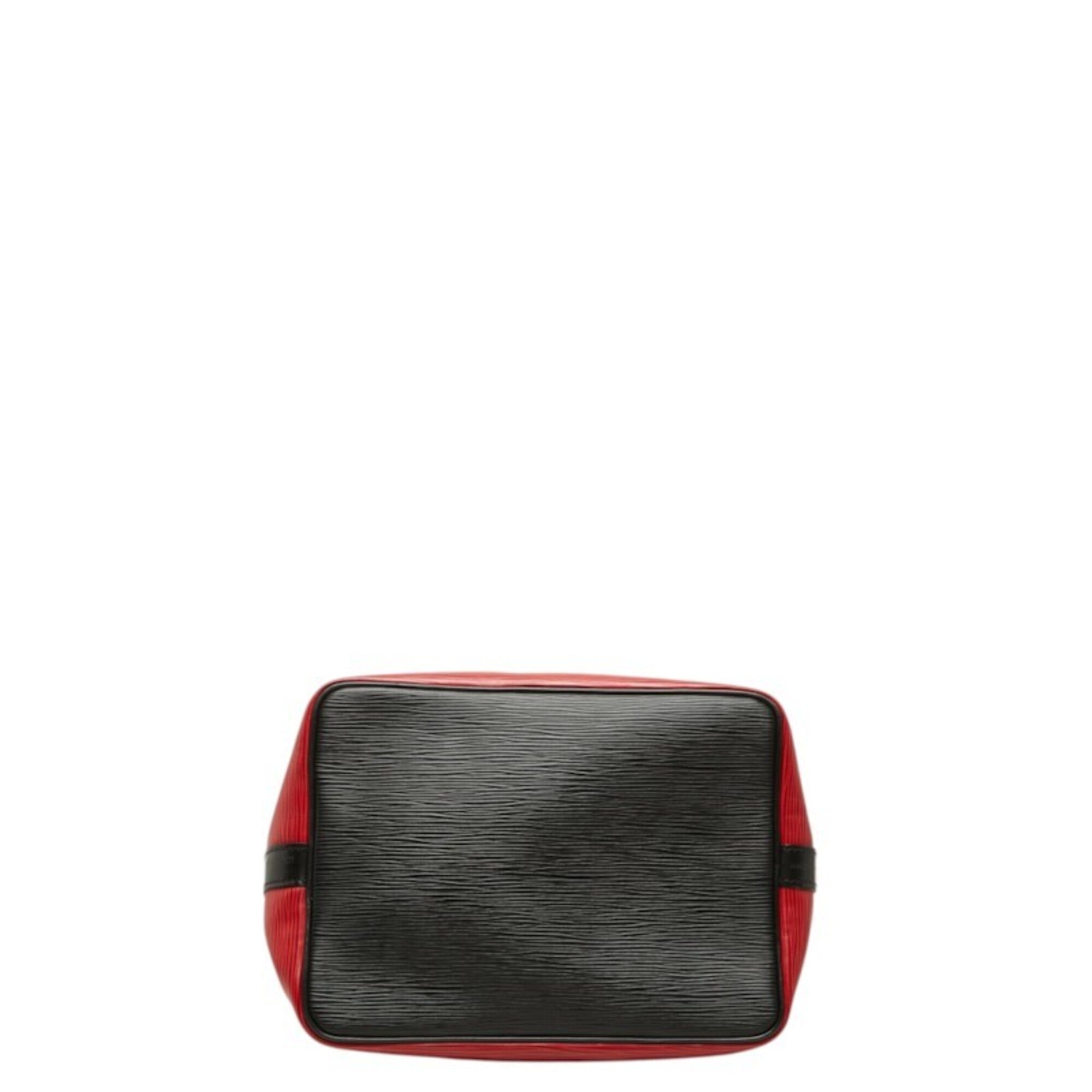 Louis Vuitton Castilian Red Noir Leather Shoulder Bag (Pre-Owned)