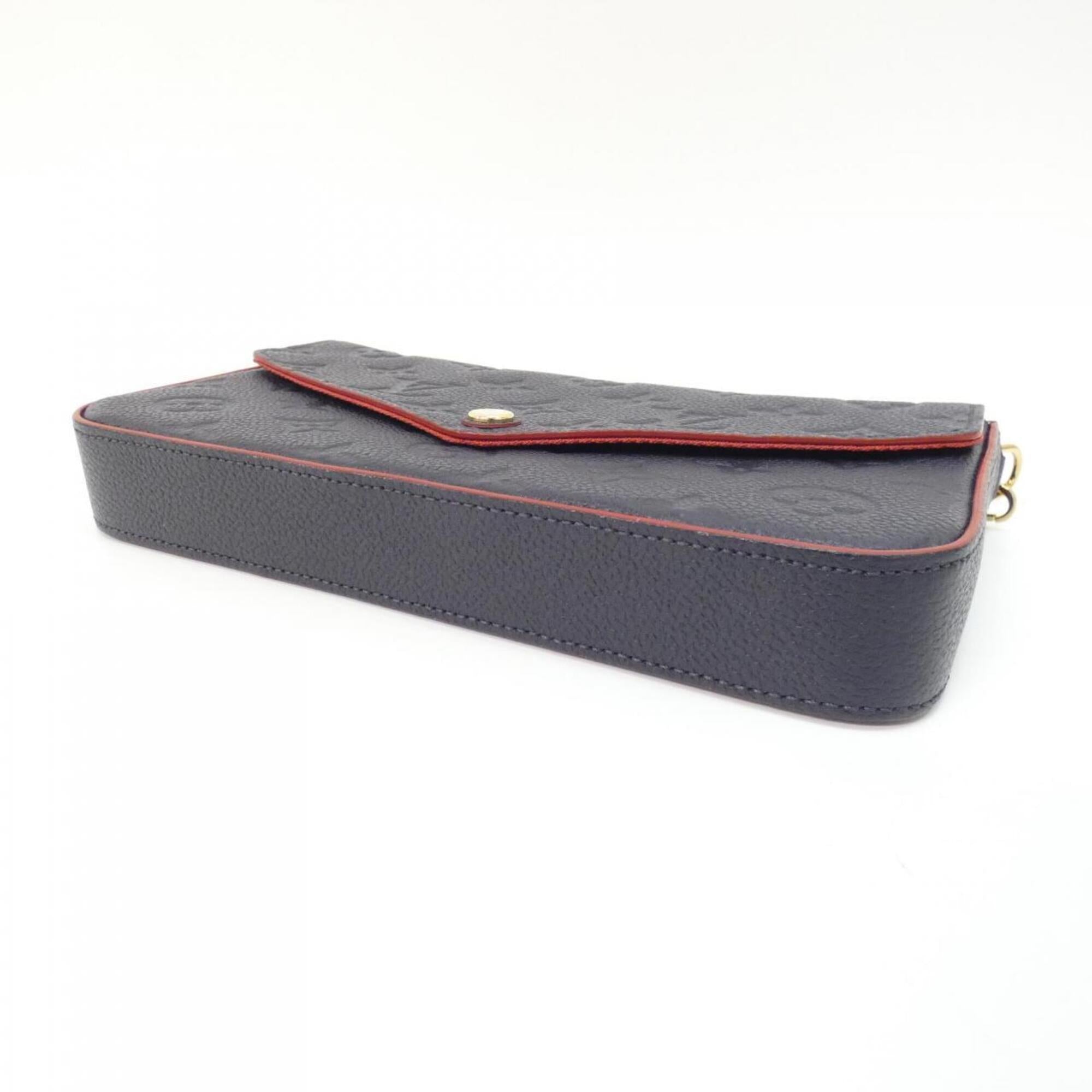 Louis Vuitton Monogram Empreinte Marine Rouge Monogram Empreinte Pochette Shoulder Bag (Pre-Owned)