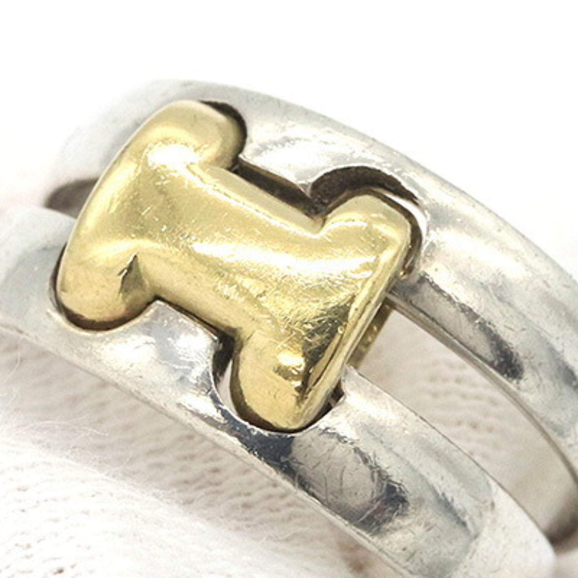 Hermes Black Yellow Sterling Silver 925 Yellow Gold (Pre-Owned)