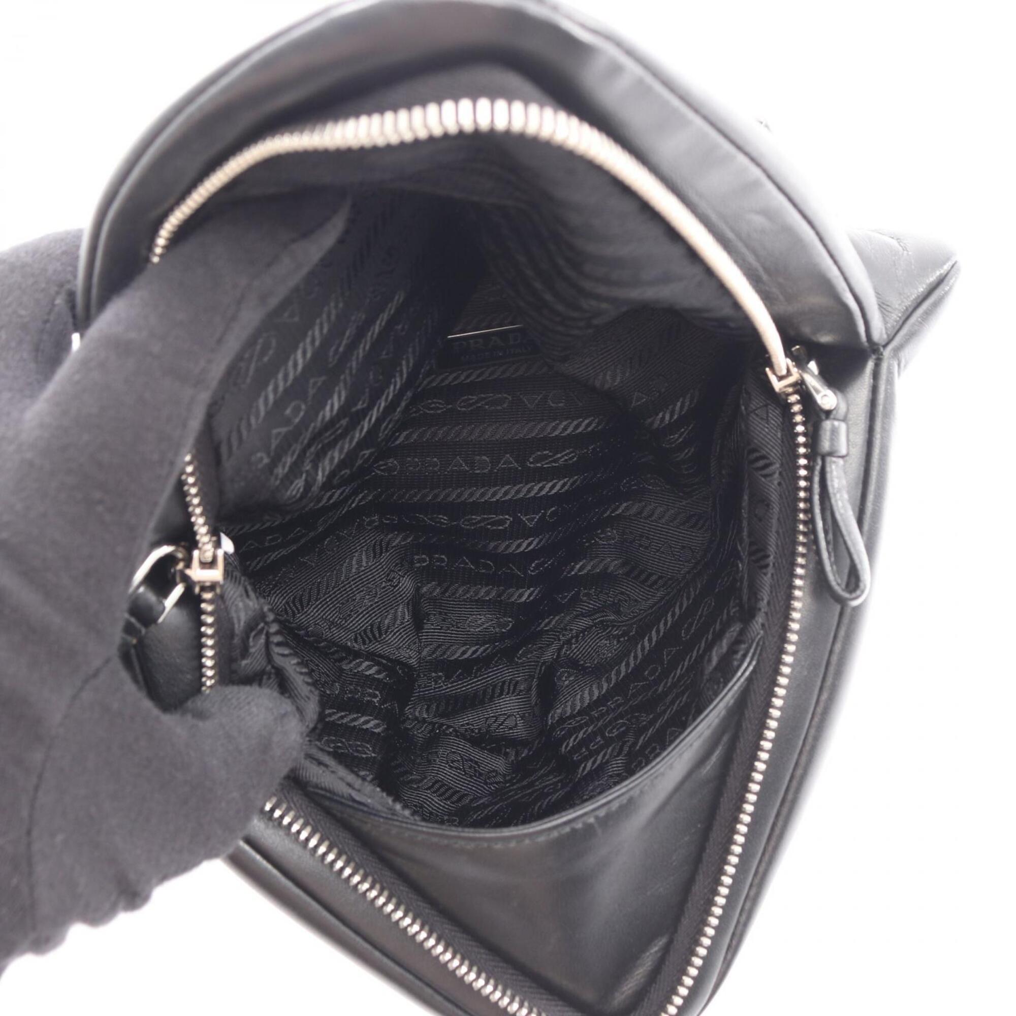 Prada Black Leather Handbag (Pre-Owned)