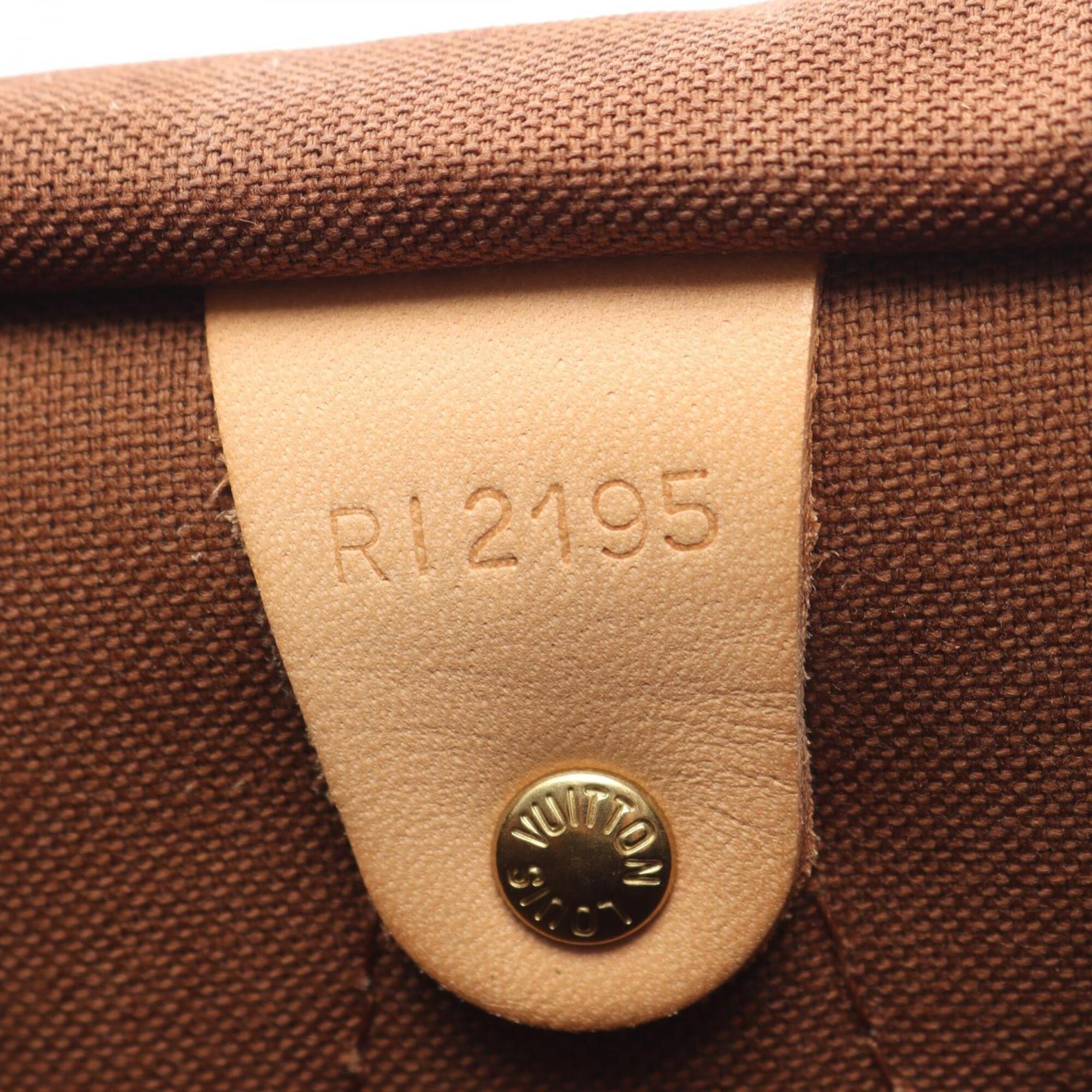 Louis Vuitton Brown Pvc Leather Handbag (Pre-Owned)