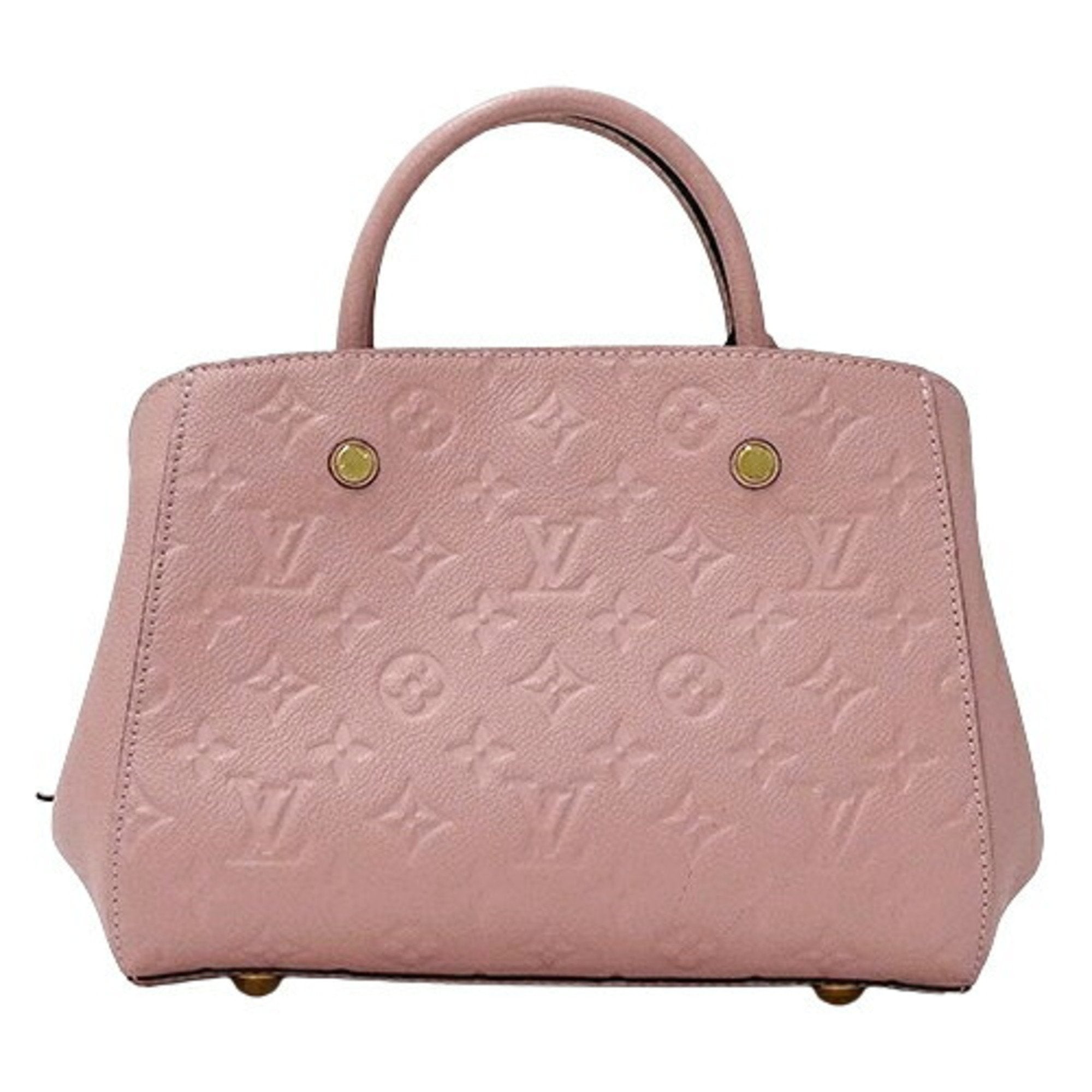Louis Vuitton Monogram Empreinte Rose Poudre Monogram Empreinte Handbag Shoulder Bag (Pre-Owned)