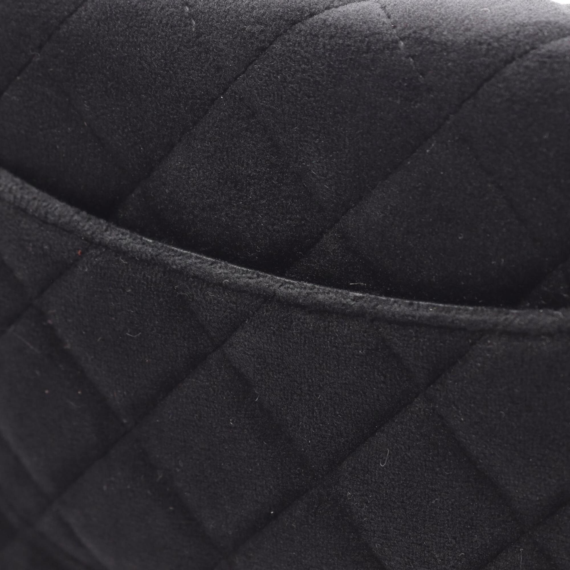 Chanel Black Fabric Handbag Shoulder Bag (Pre-Owned)