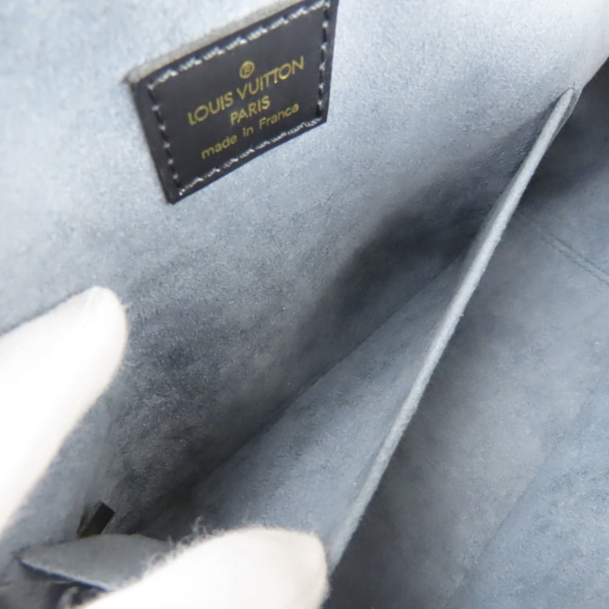 Louis Vuitton Epi Noir Epi Leather Handbag (Pre-Owned)
