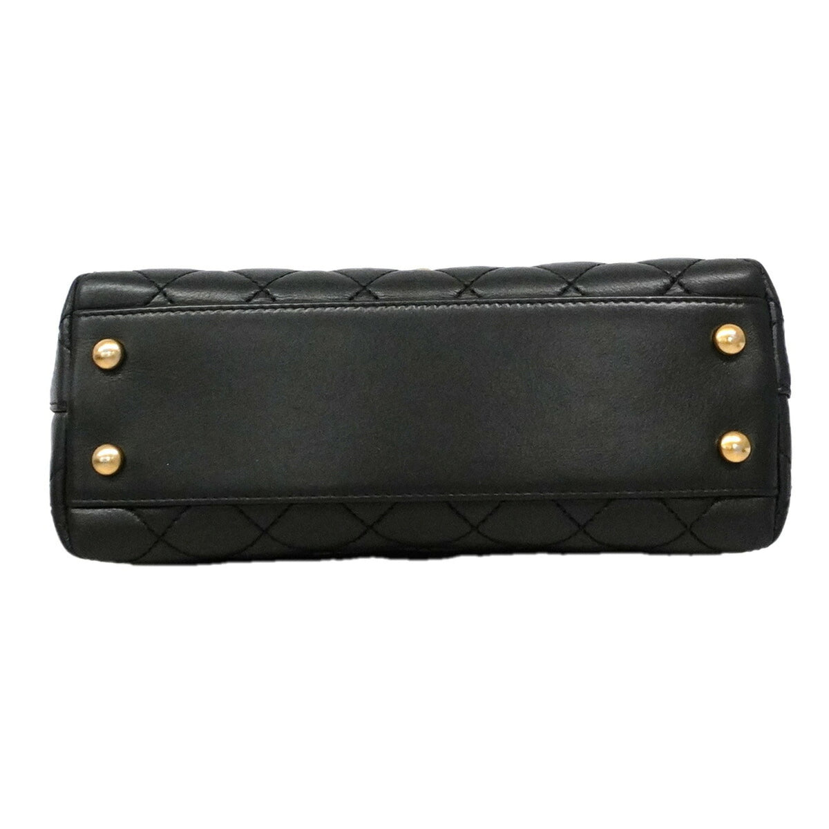 Chanel Black Leather Handbag (Pre-Owned)
