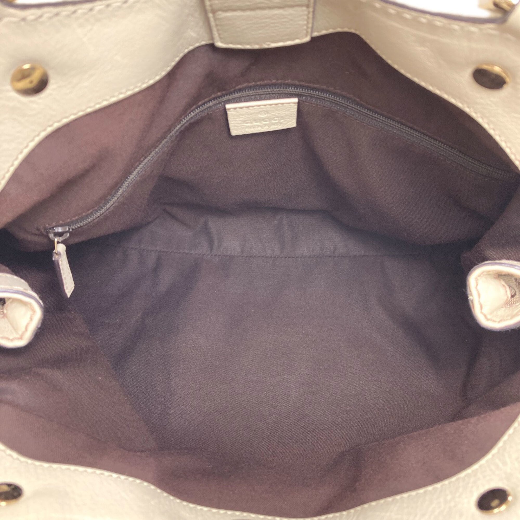 Gucci Sukey Brown Canvas Tote Bag (Pre-Owned)