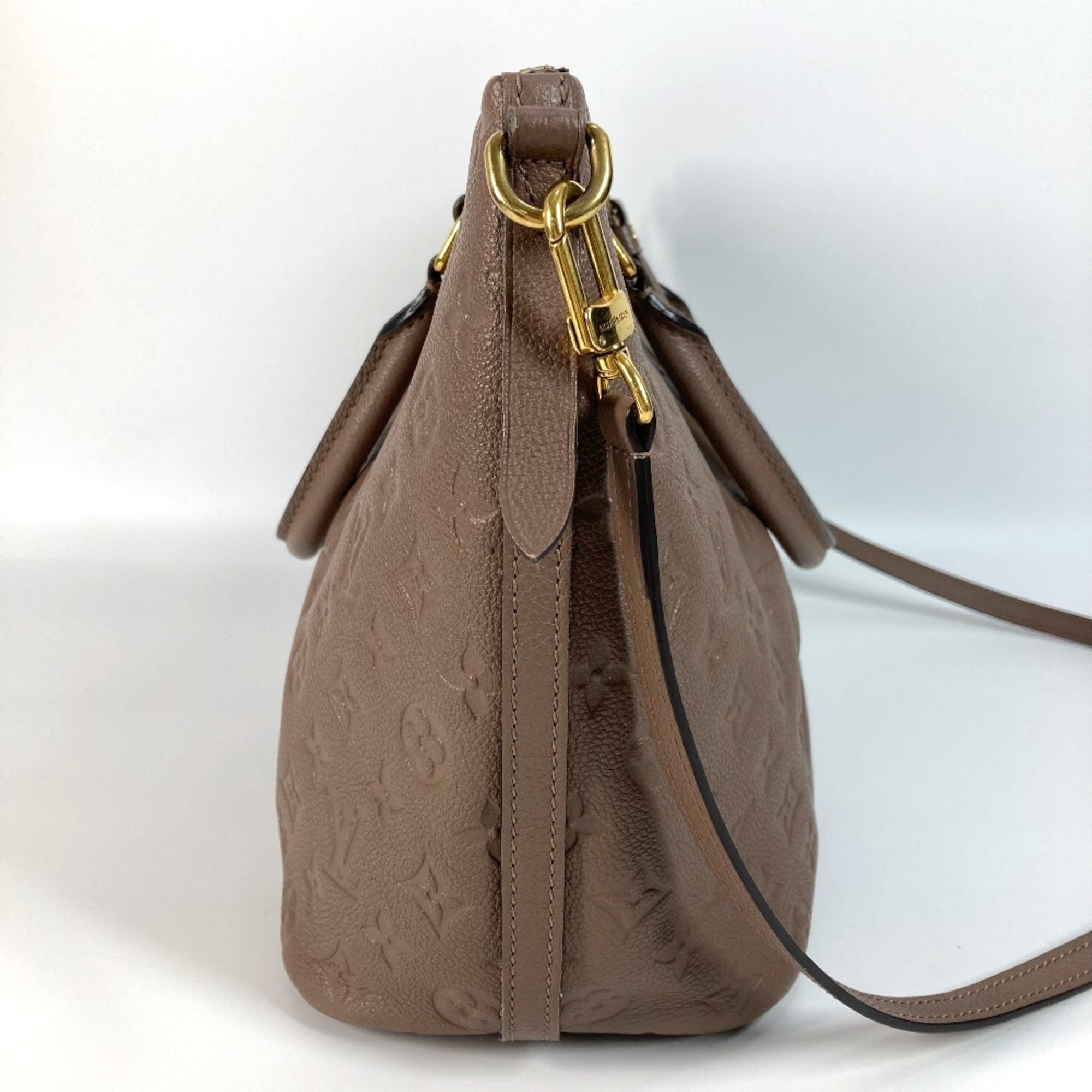 Louis Vuitton Monogram Empreinte Beige Monogram Empreinte Handbag Shoulder Bag (Pre-Owned)