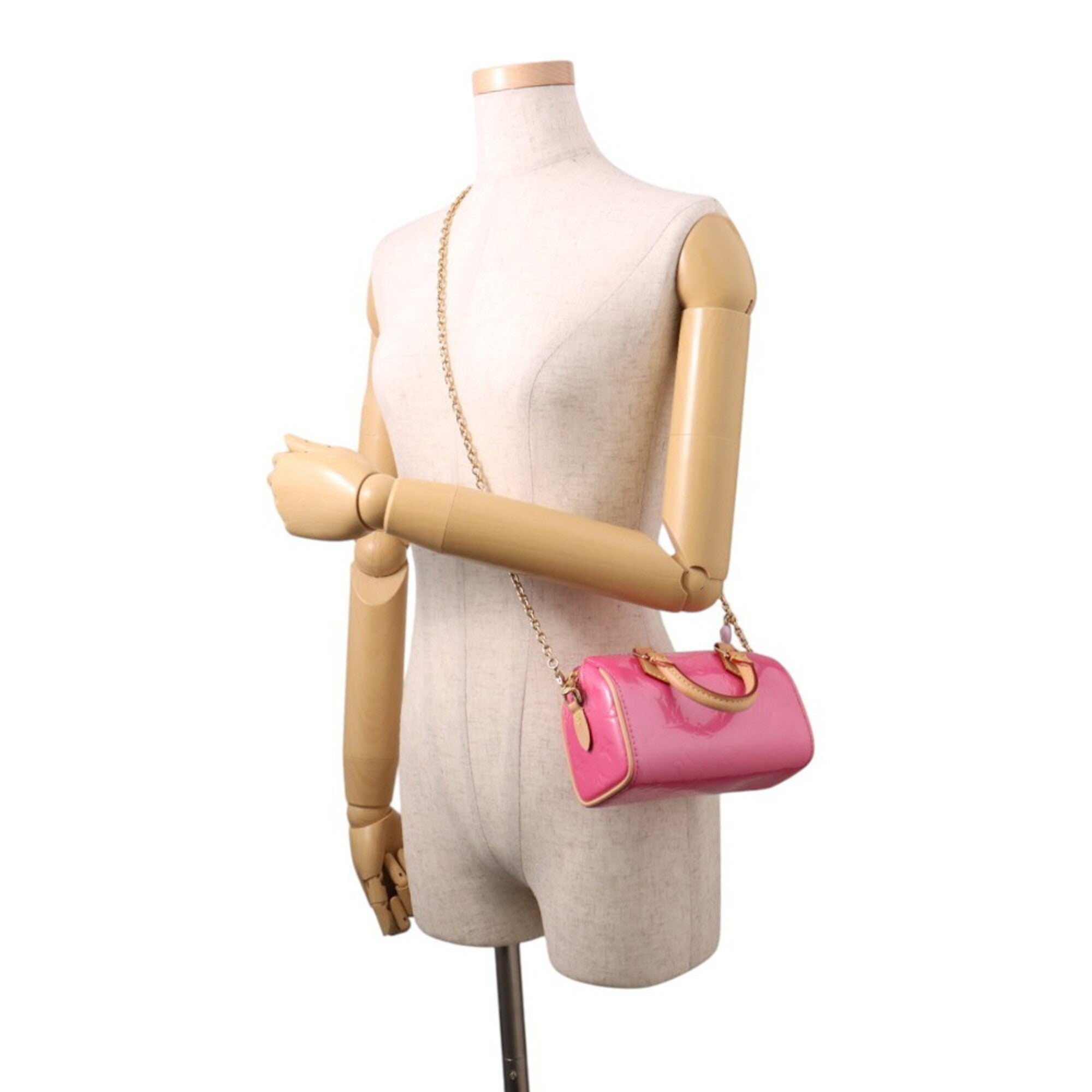 Louis Vuitton Pink Monogram Vernis Handbag Shoulder Bag (Pre-Owned)