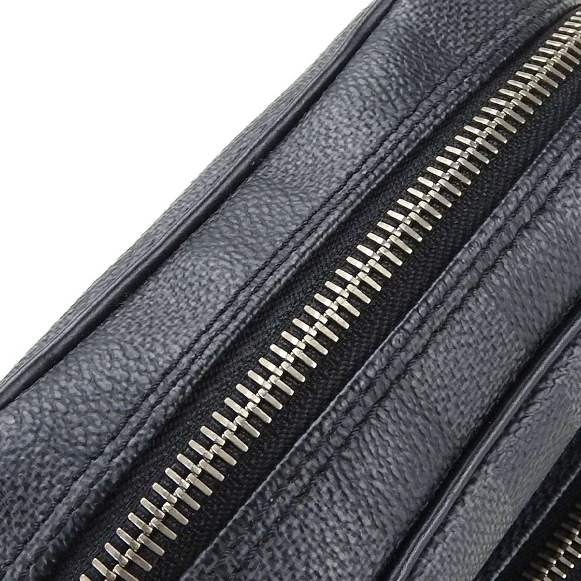 Louis Vuitton Damier Graphite Black Gray Damier Graphite Pochette Shoulder Bag (Pre-Owned)