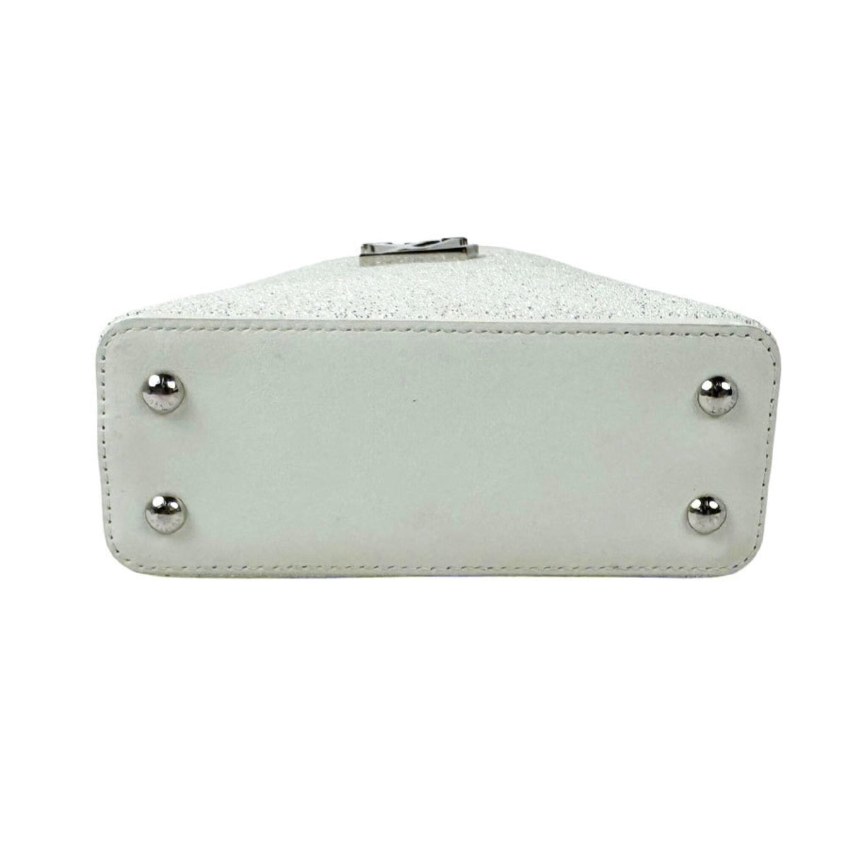 Louis Vuitton White Leather Shoulder Bag (Pre-Owned)