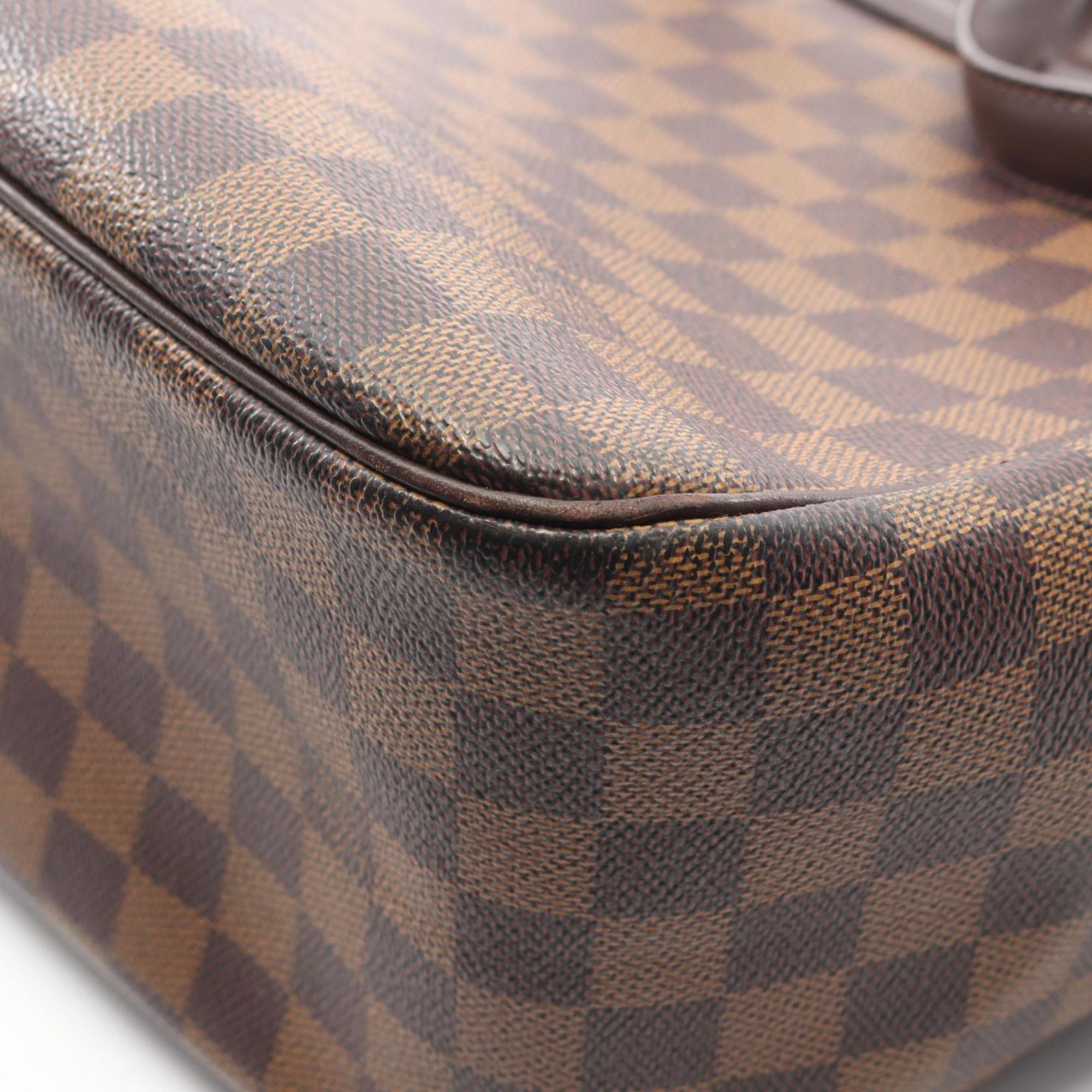 Louis Vuitton Brown Coated Canvas Pvc Leather Damier Canvas Tote Bag (Pre-Owned)
