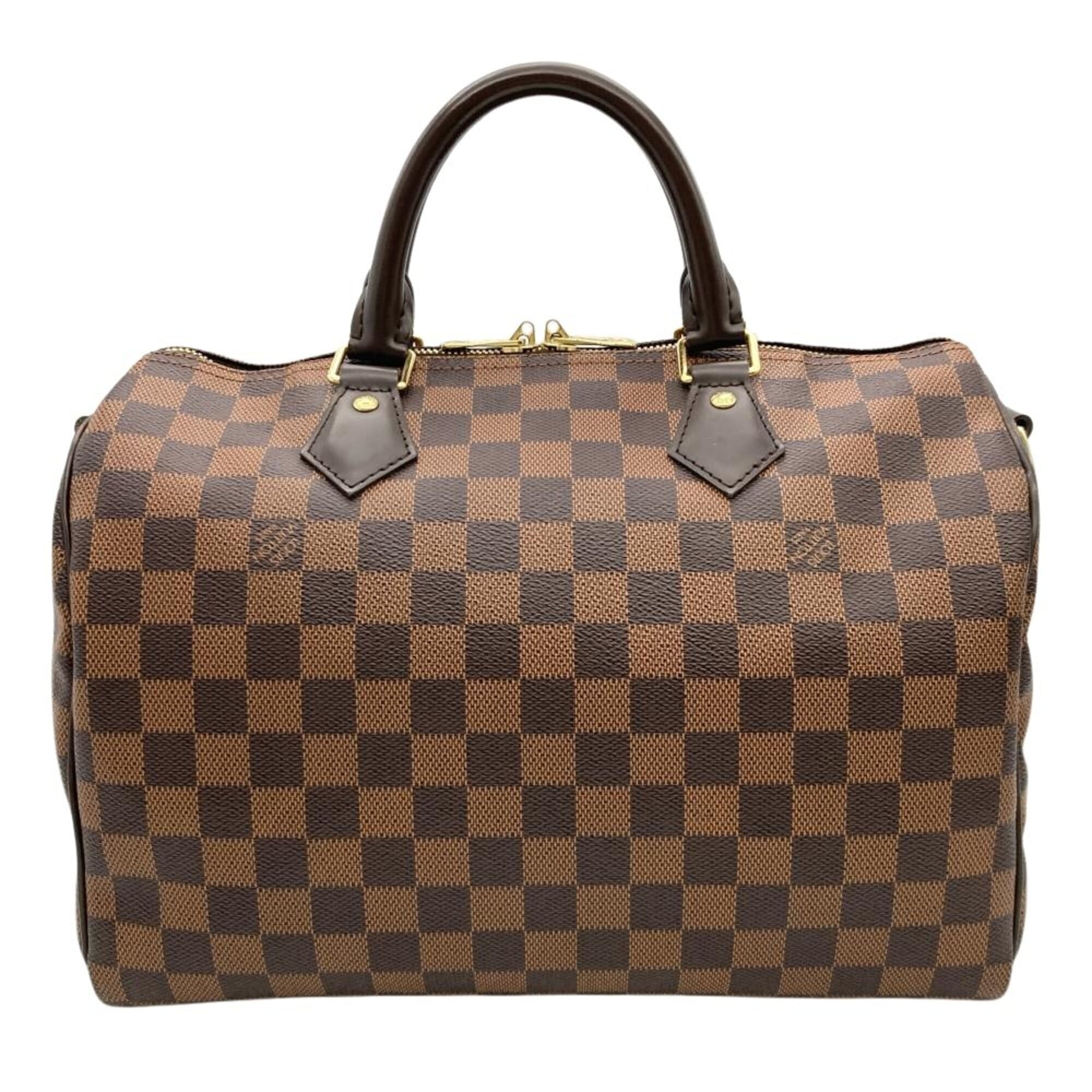 Louis Vuitton Brown Damier Canvas Handbag (Pre-Owned)