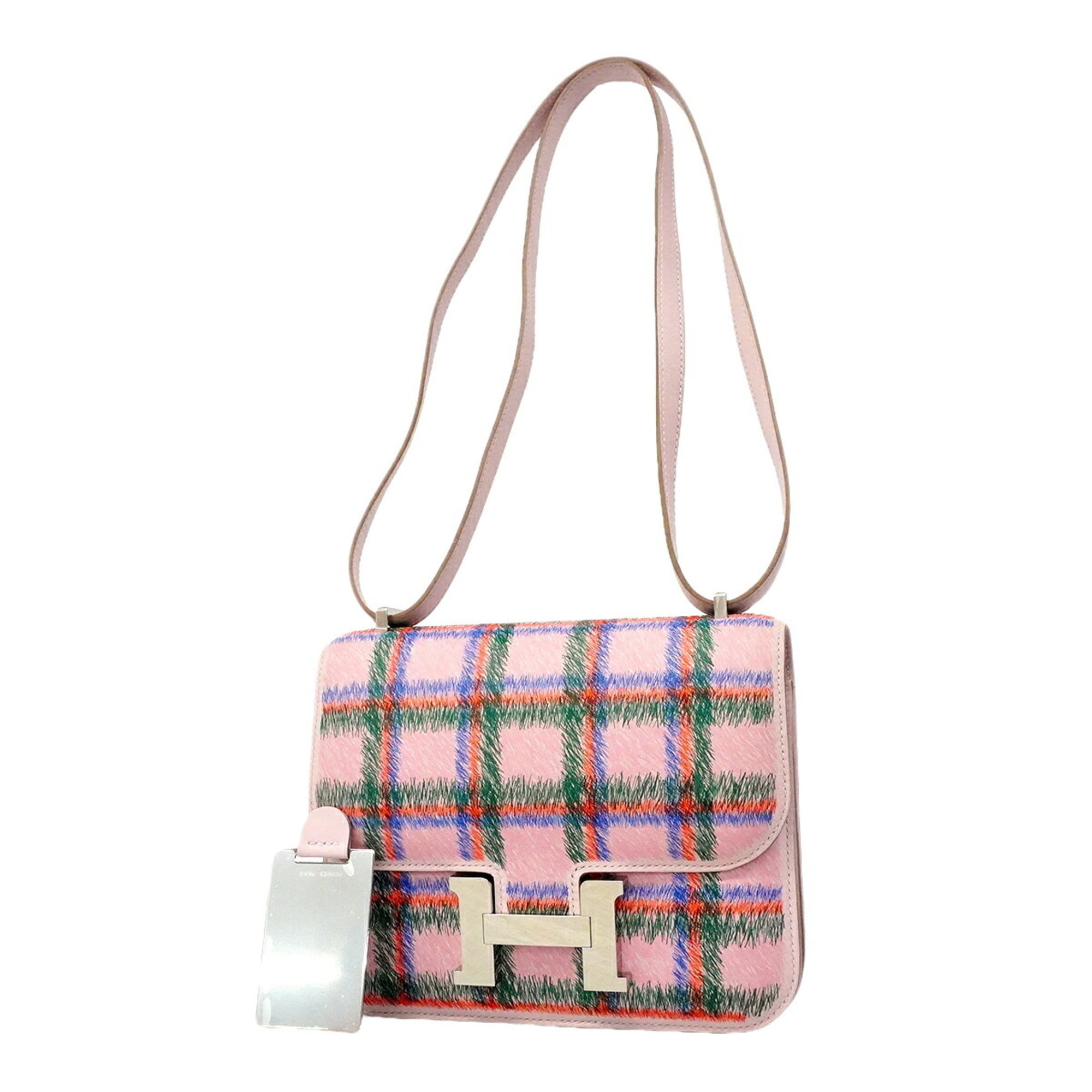 Hermes Pink Swift Leather Shoulder Bag (Pre-Owned)