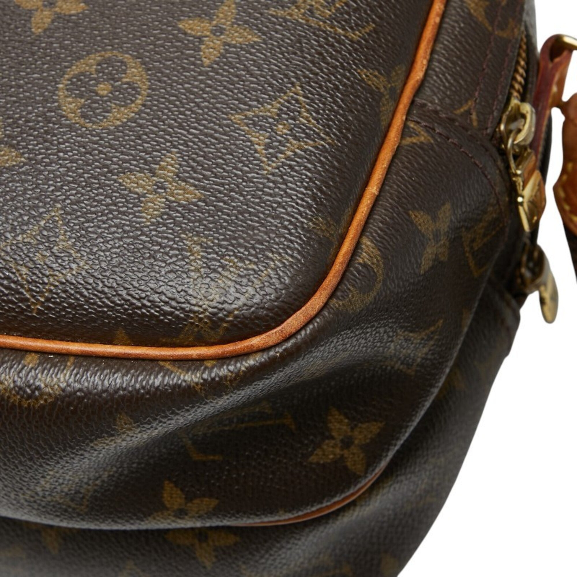 Louis Vuitton Brown Pvc Leather Shoulder Bag (Pre-Owned)