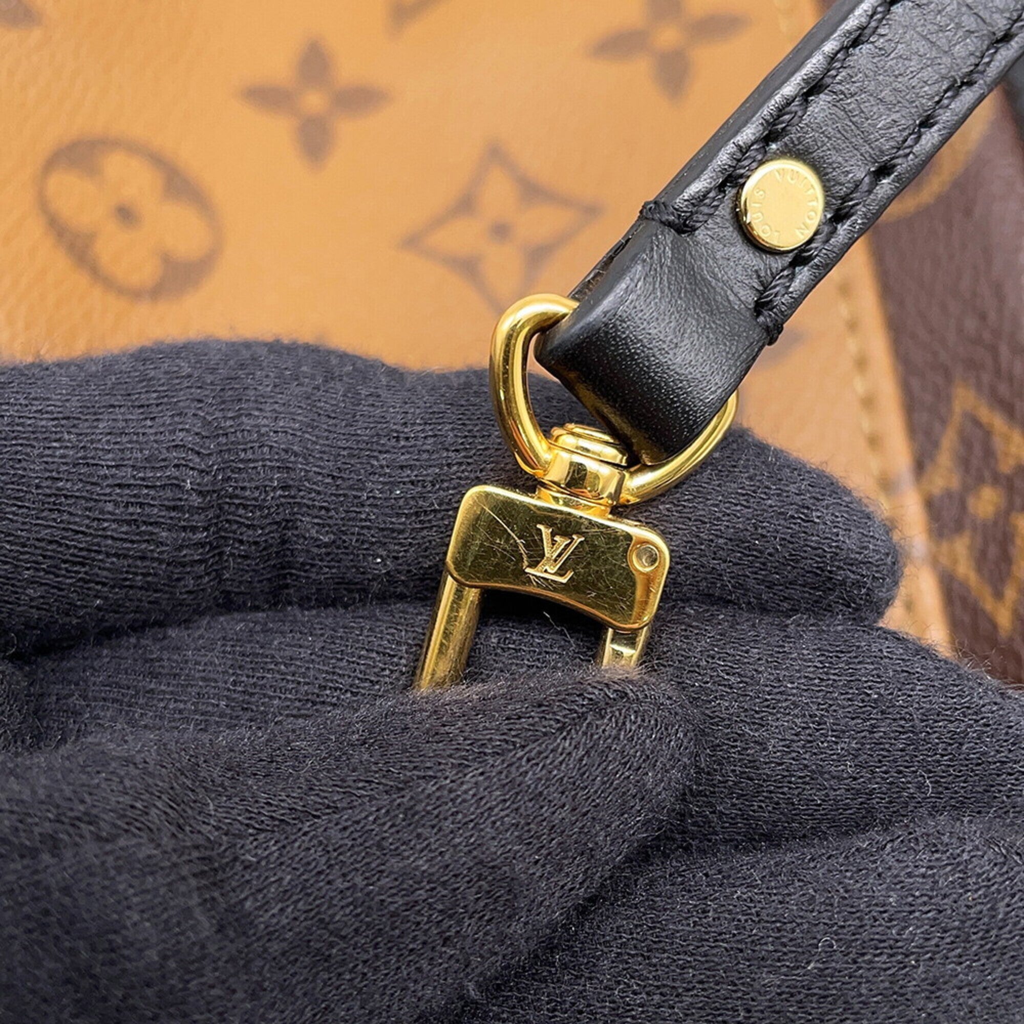 Louis Vuitton Monogram Reverse Brown Noir Monogram Reverse Monogram Backpack (Pre-Owned)