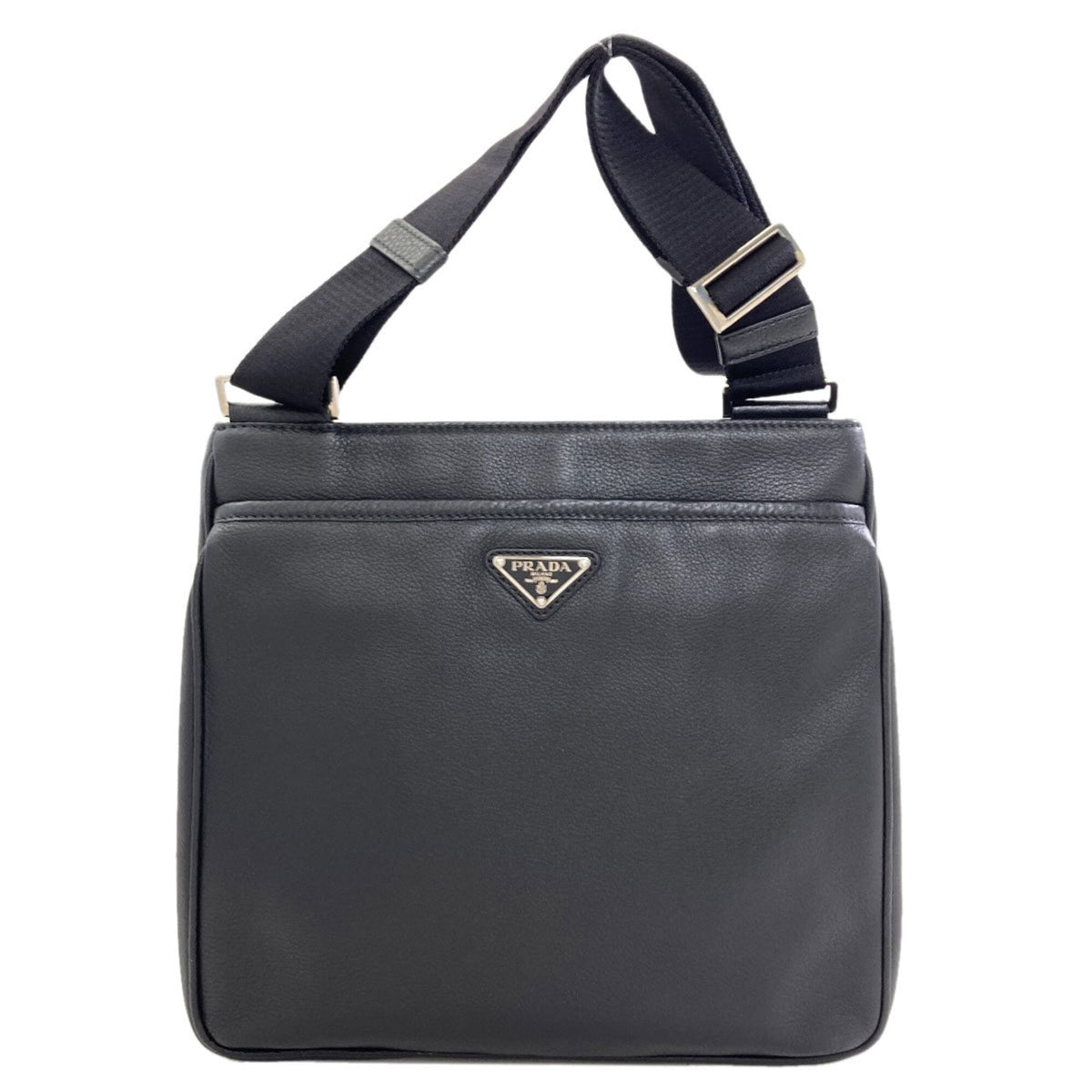 Prada Black Leather Shoulder Bag (Pre-Owned)