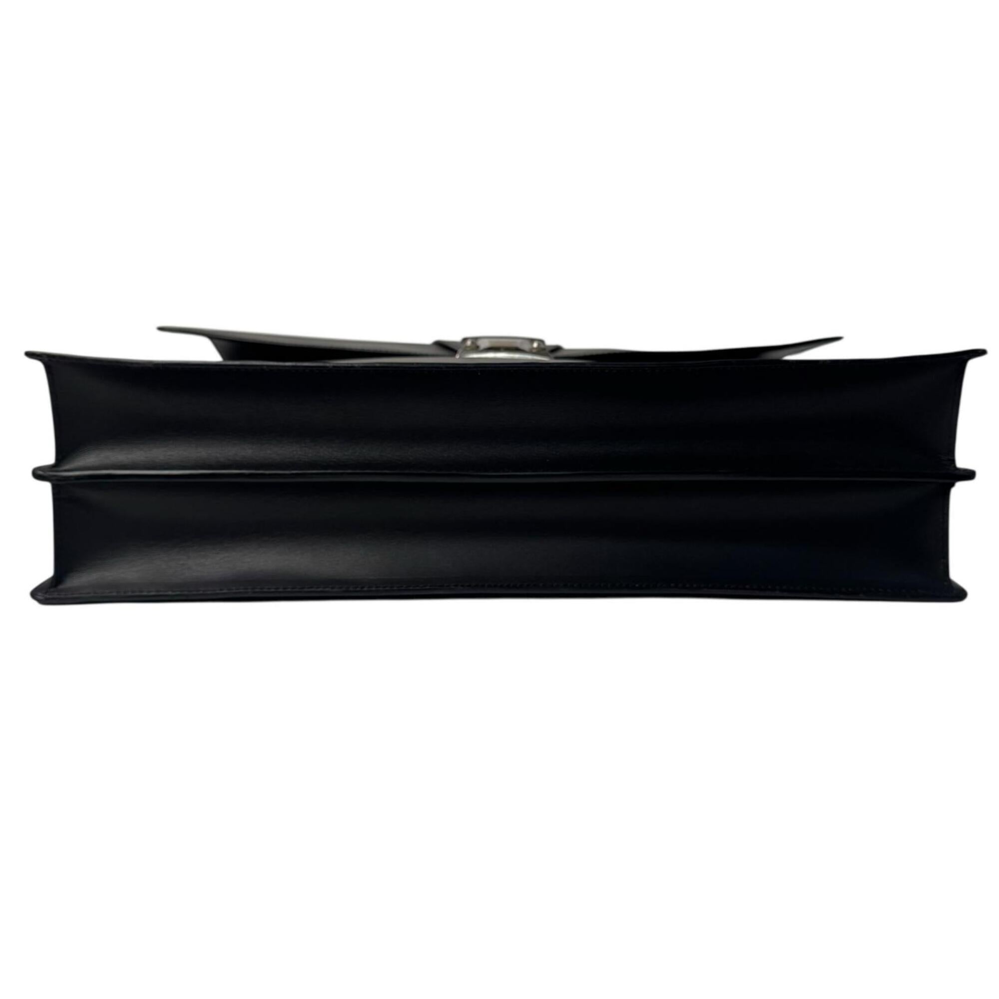 Cartier Black Leather Briefcase (Pre-Owned)