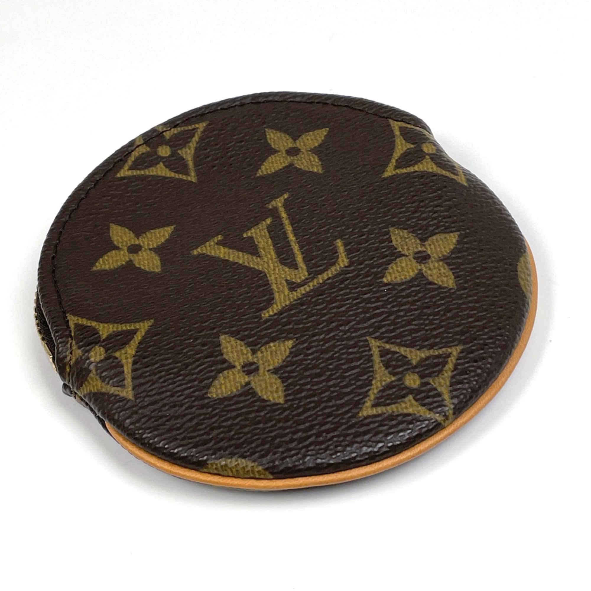 Louis Vuitton Brown Monogram Coin Purse/Coin Case (Pre-Owned)