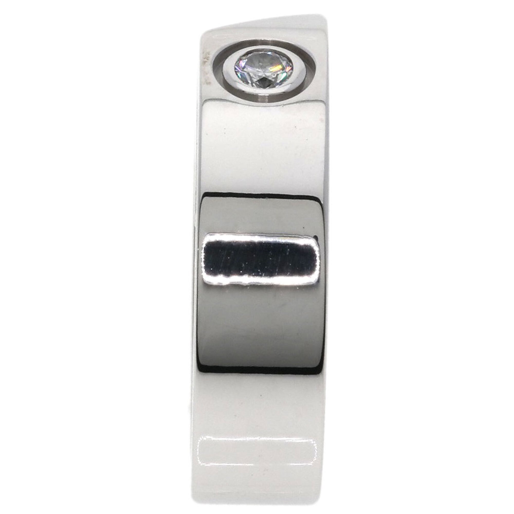 Cartier Silver White Gold (18K) Band Ring (Pre-Owned)