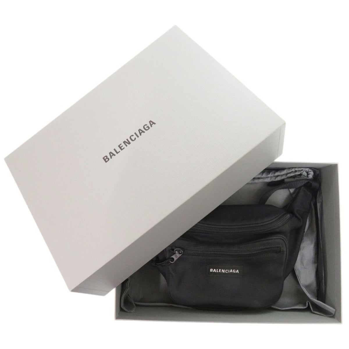 Balenciaga Black Nylon Sling Bag (Pre-Owned)