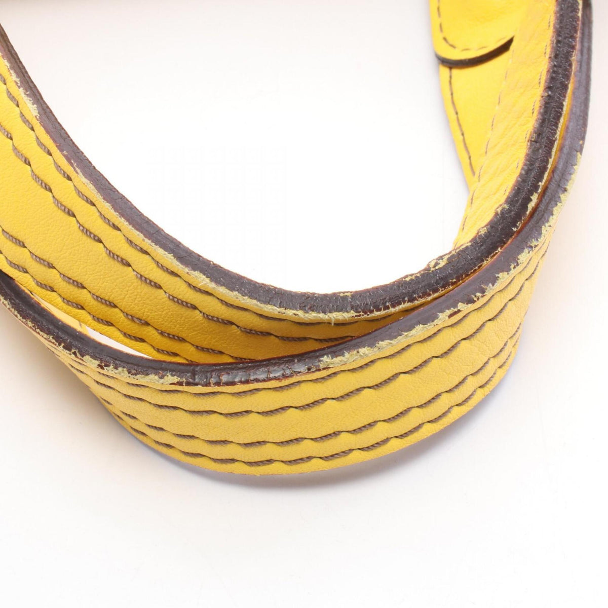 Loewe Yellow Leather Handbag (Pre-Owned)