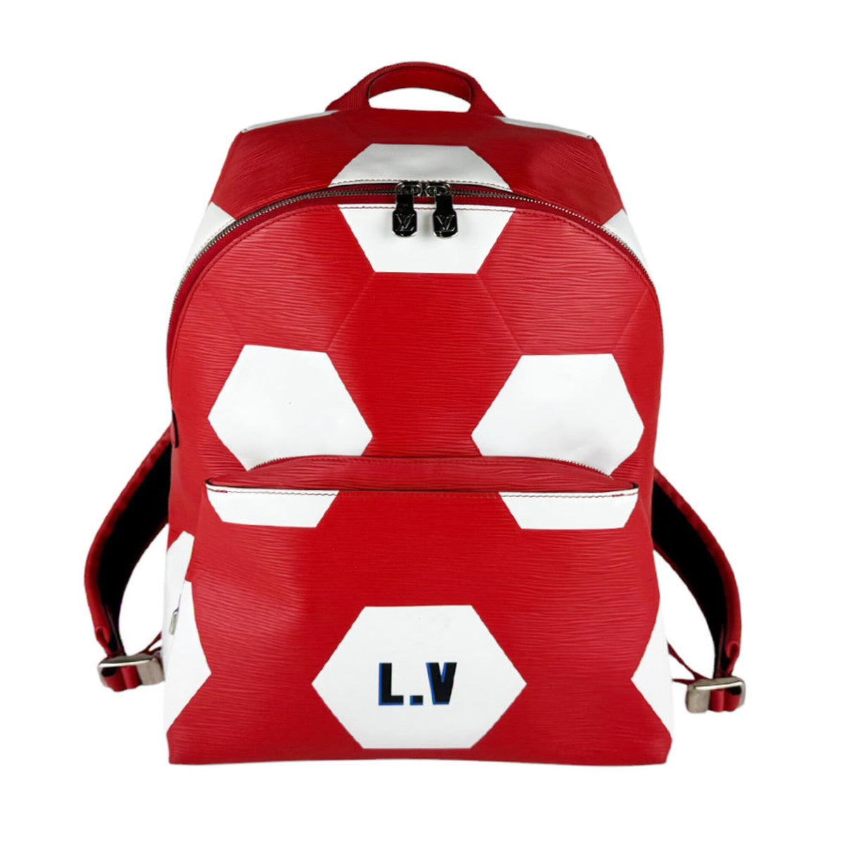 Louis Vuitton Red Color White Epi Leather Backpack (Pre-Owned)