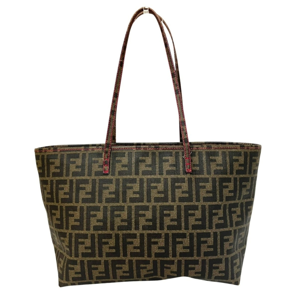 Fendi Zucca Brown Pvc Tote Bag (Pre-Owned)