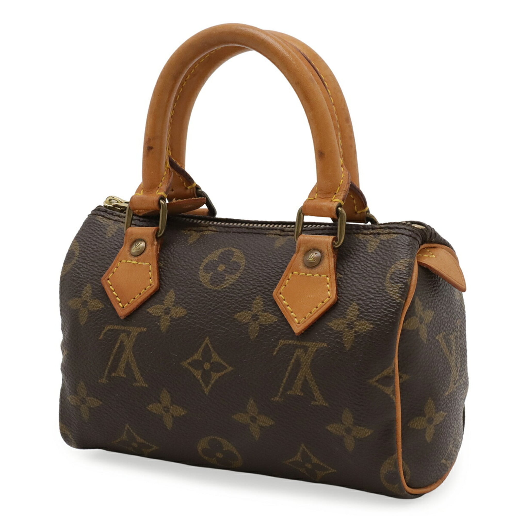 Louis Vuitton Brown Monogram Canvas Pvc Coated Canvas Handbag Pouch (Pre-Owned)