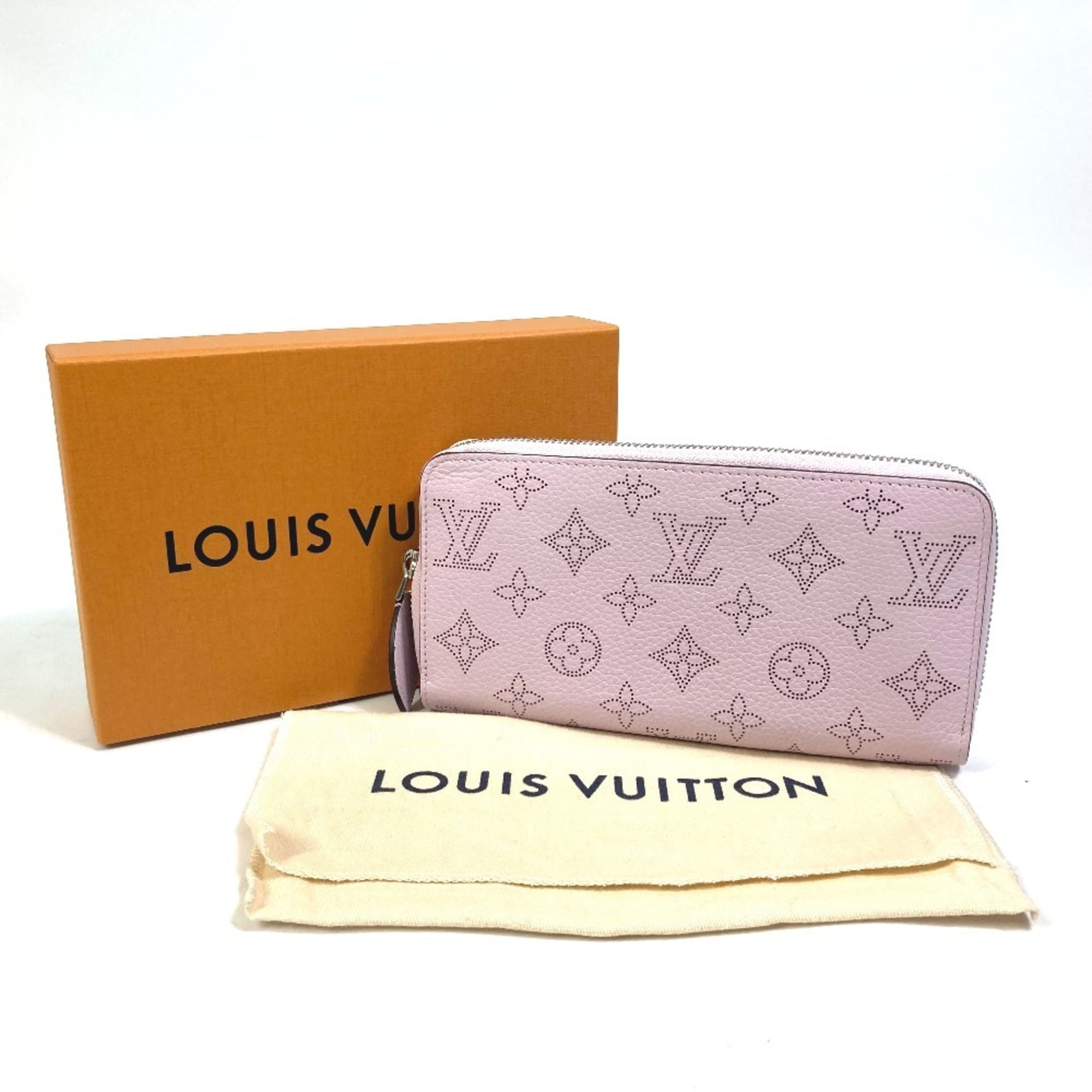 Louis Vuitton Mahina Purple Mahina Leather Long Wallet (Bi-Fold) (Pre-Owned)