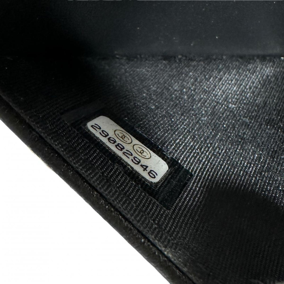 Chanel Black Leather Chain/Shoulder Wallet (Pre-Owned)